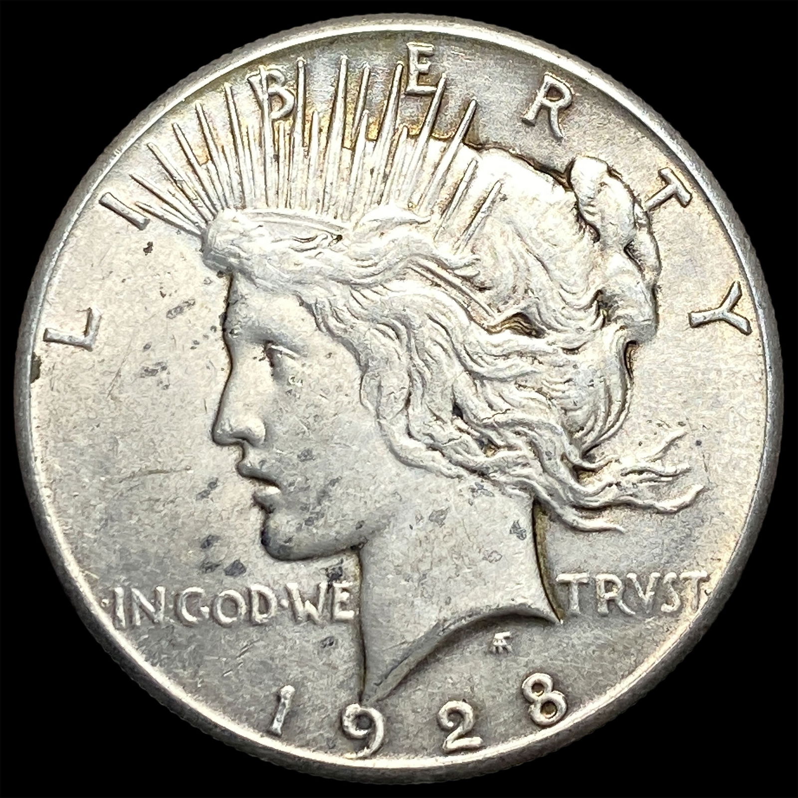 1928-S Silver Peace Dollar CLOSELY UNCIRCULATED: 1928-S Silver Peace Dollar CLOSELY UNCIRCULATED