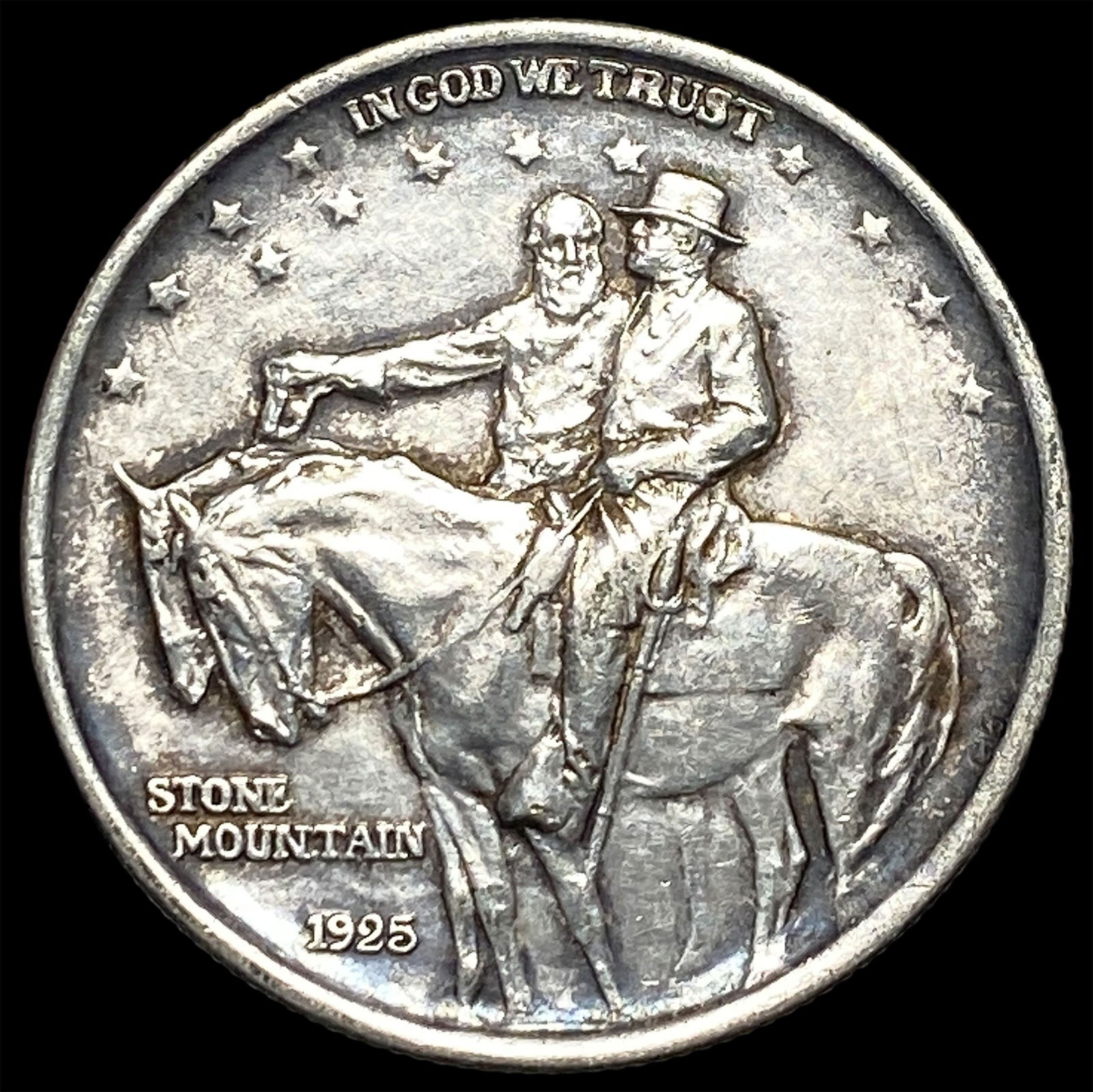 1925 Silver Stone Mountain Half Dollar HIGH GRADE (1 of 2)