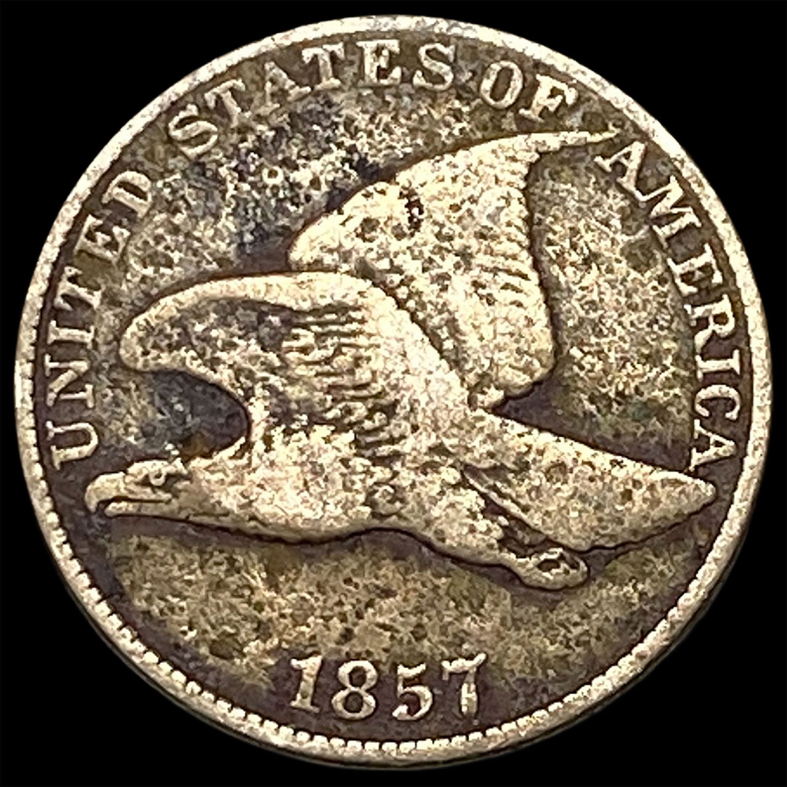 1857 Copper-Nickel Flying Eagle Cent HIGH GRADE (1 of 2)