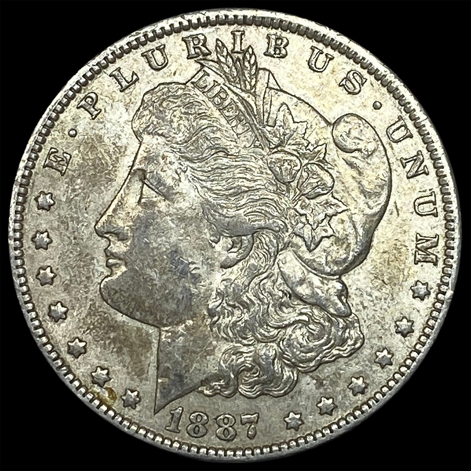 1887 Morgan Silver Dollar CLOSELY UNCIRCULATED: 1887 Morgan Silver Dollar CLOSELY UNCIRCULATED