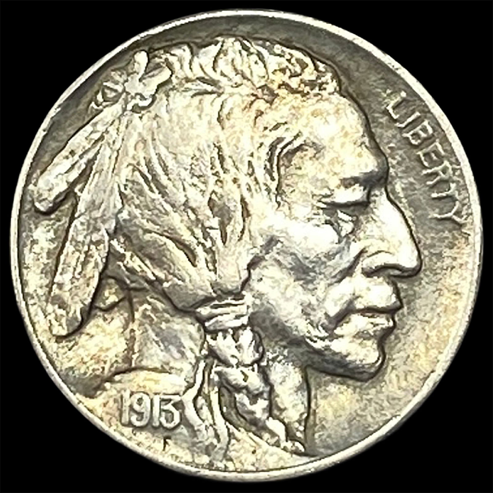 1913 Type 1 Buffalo Nickel CLOSELY UNCIRCULATED (1 of 2)