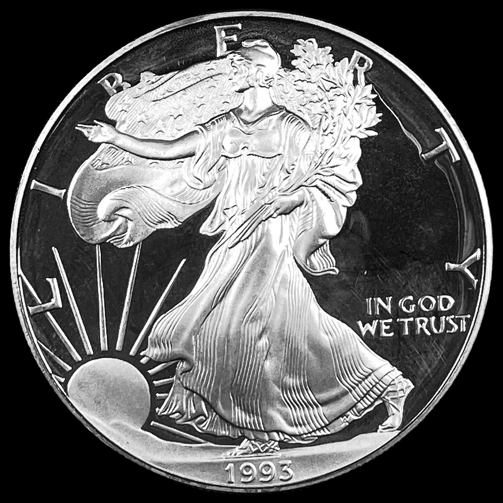 1993-P Silver American Eagle $1 CHOICE PROOF (1 of 2)