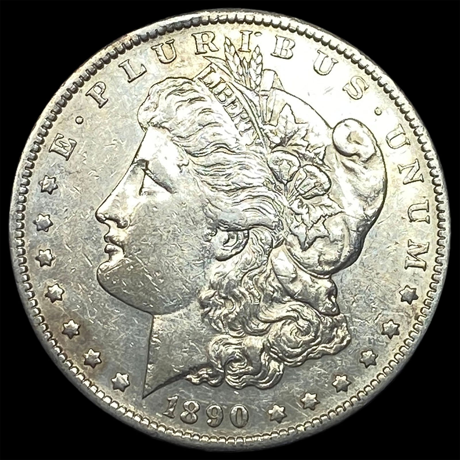 1890-S Silver Morgan Dollar CLOSELY UNCIRCULATED: 1890-S Silver Morgan Dollar CLOSELY UNCIRCULATED