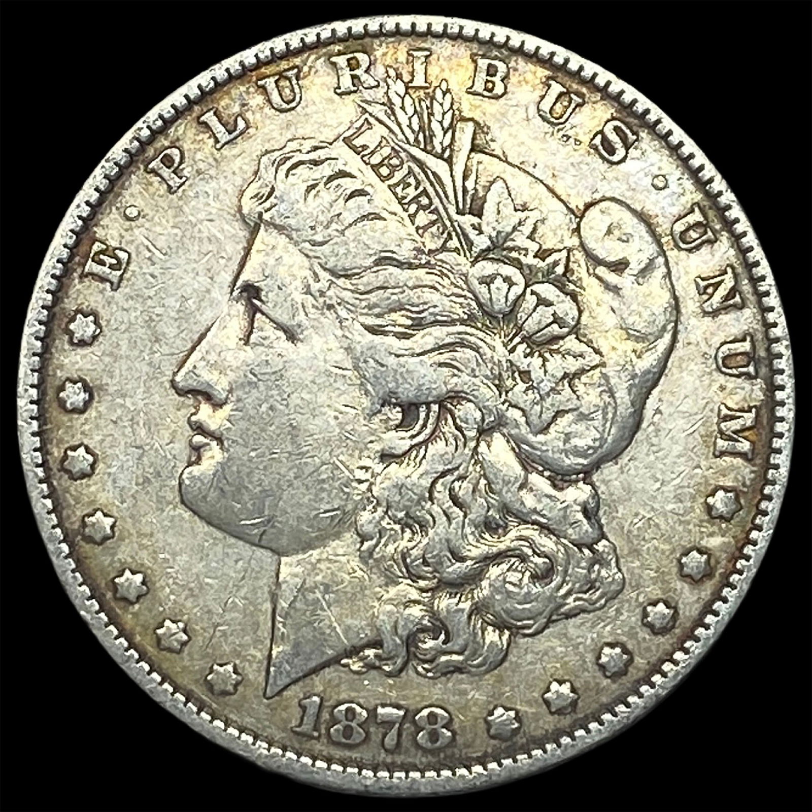 1878 Silver Morgan Dollar LIGHTLY CIRCULATED: 1878 Silver Morgan Dollar LIGHTLY CIRCULATED