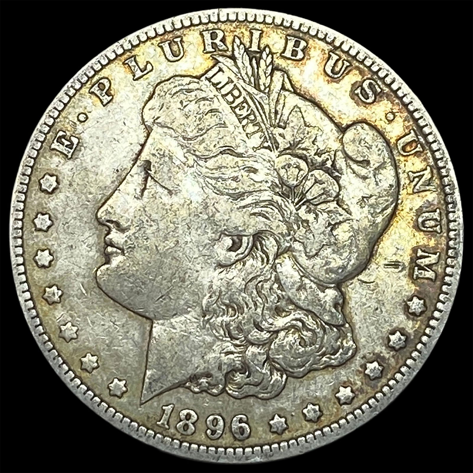 1896 Silver Morgan Dollar NEARLY UNCIRCULATED: 1896 Silver Morgan Dollar NEARLY UNCIRCULATED