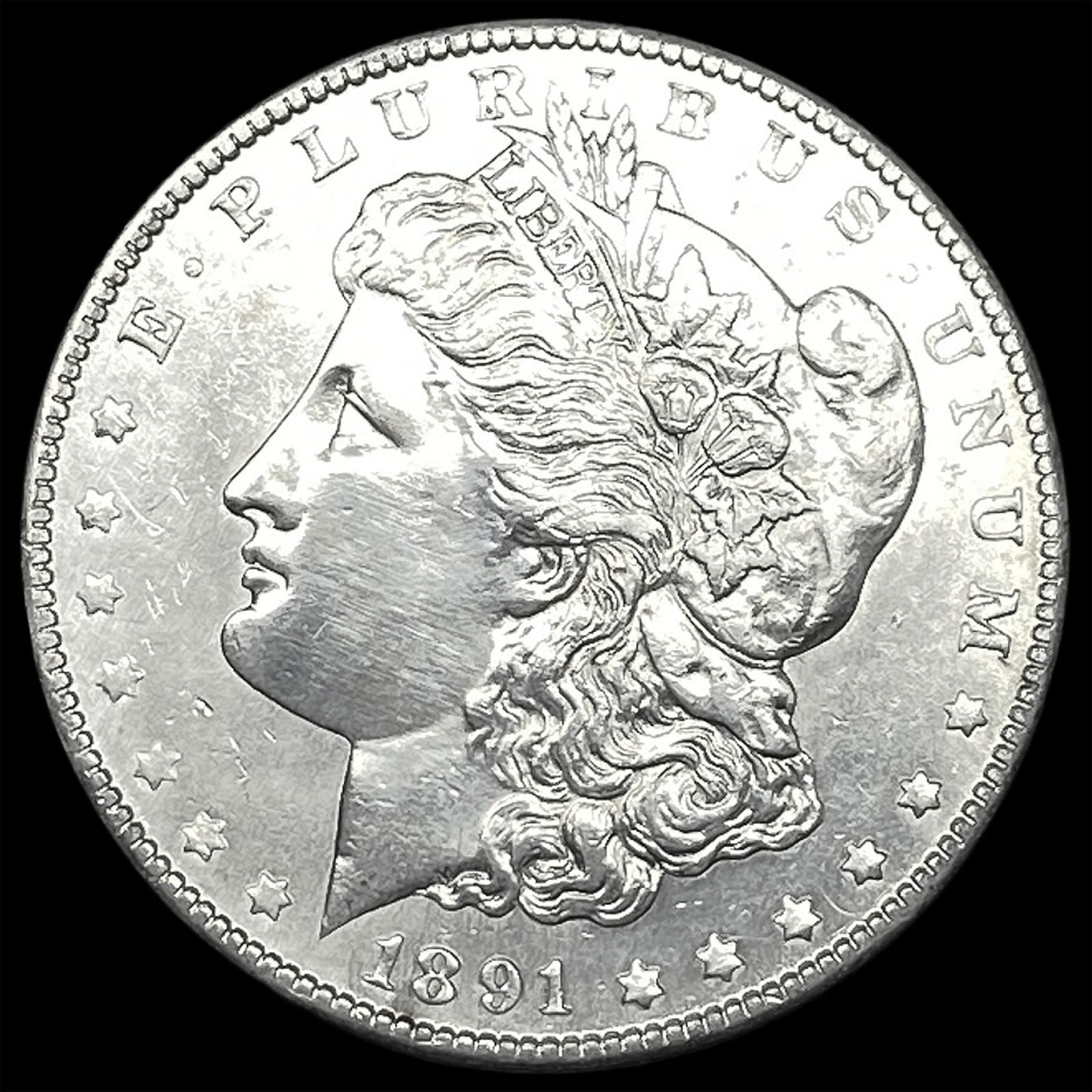 1891-CC Silver Morgan Dollar HIGH GRADE (1 of 2)