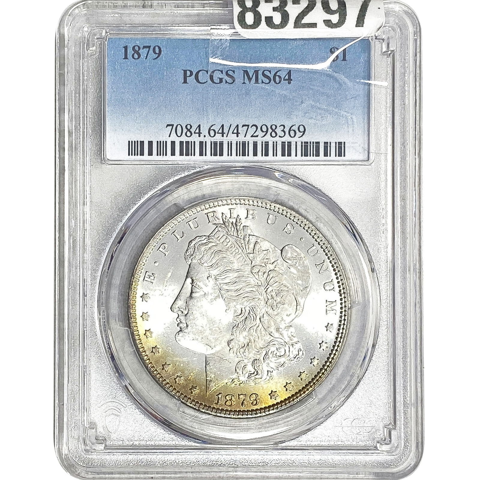 1879 Morgan Silver Dollar PCGS MS64: 1879 Morgan Silver Dollar PCGS MS64