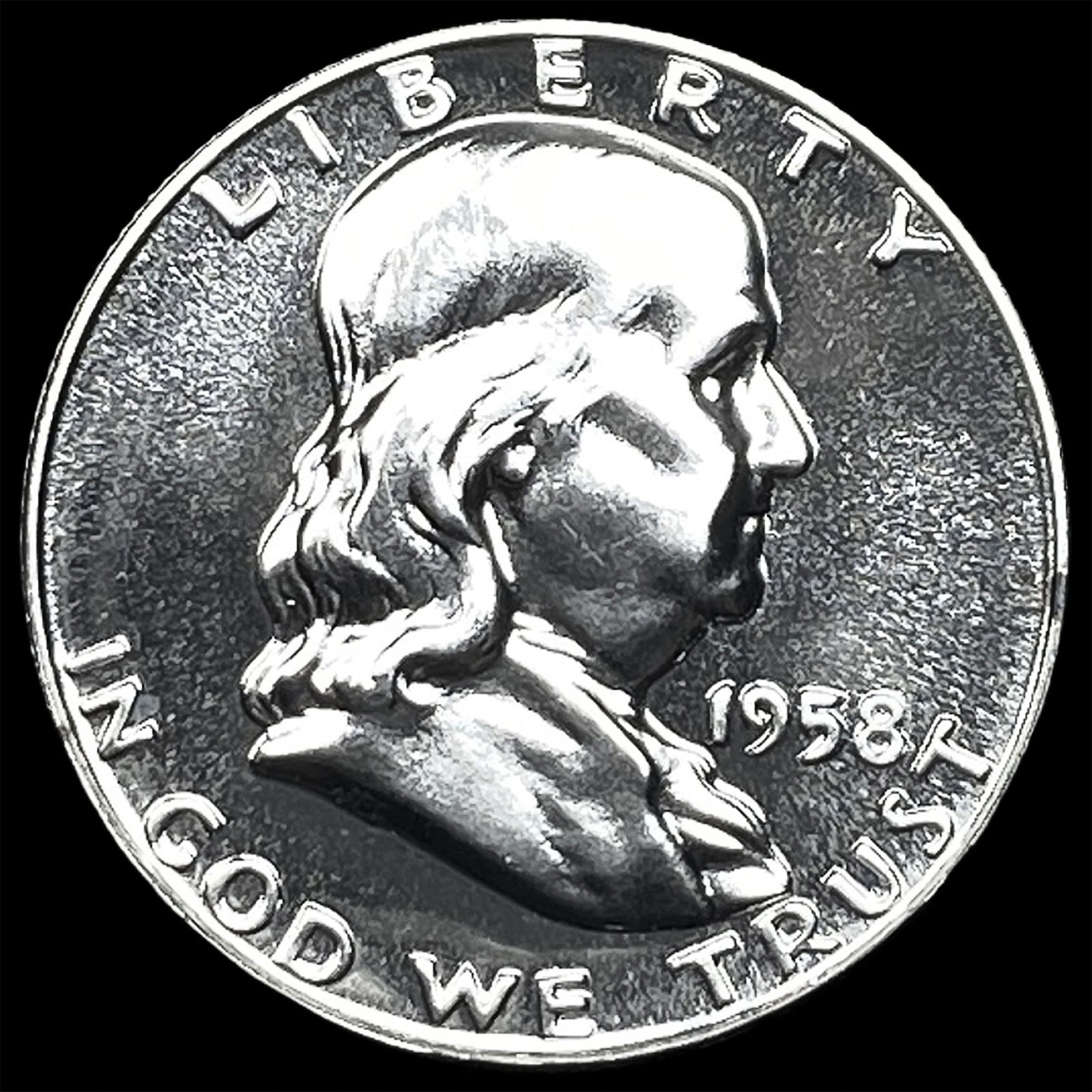 1958 Franklin Silver Half Dollar CHOICE PROOF (1 of 2)
