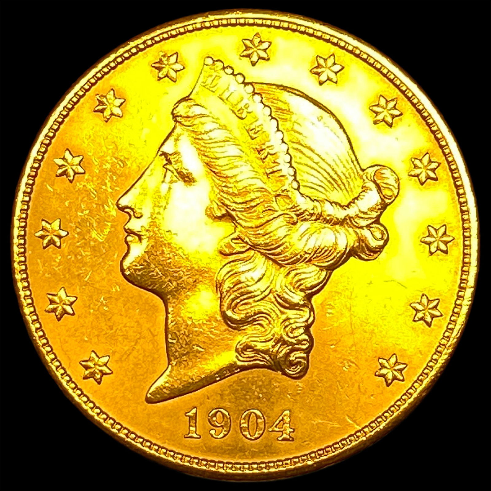 1904-S Gold $20 Liberty Head Double Eagle UNCIRCULATED (1 of 2)