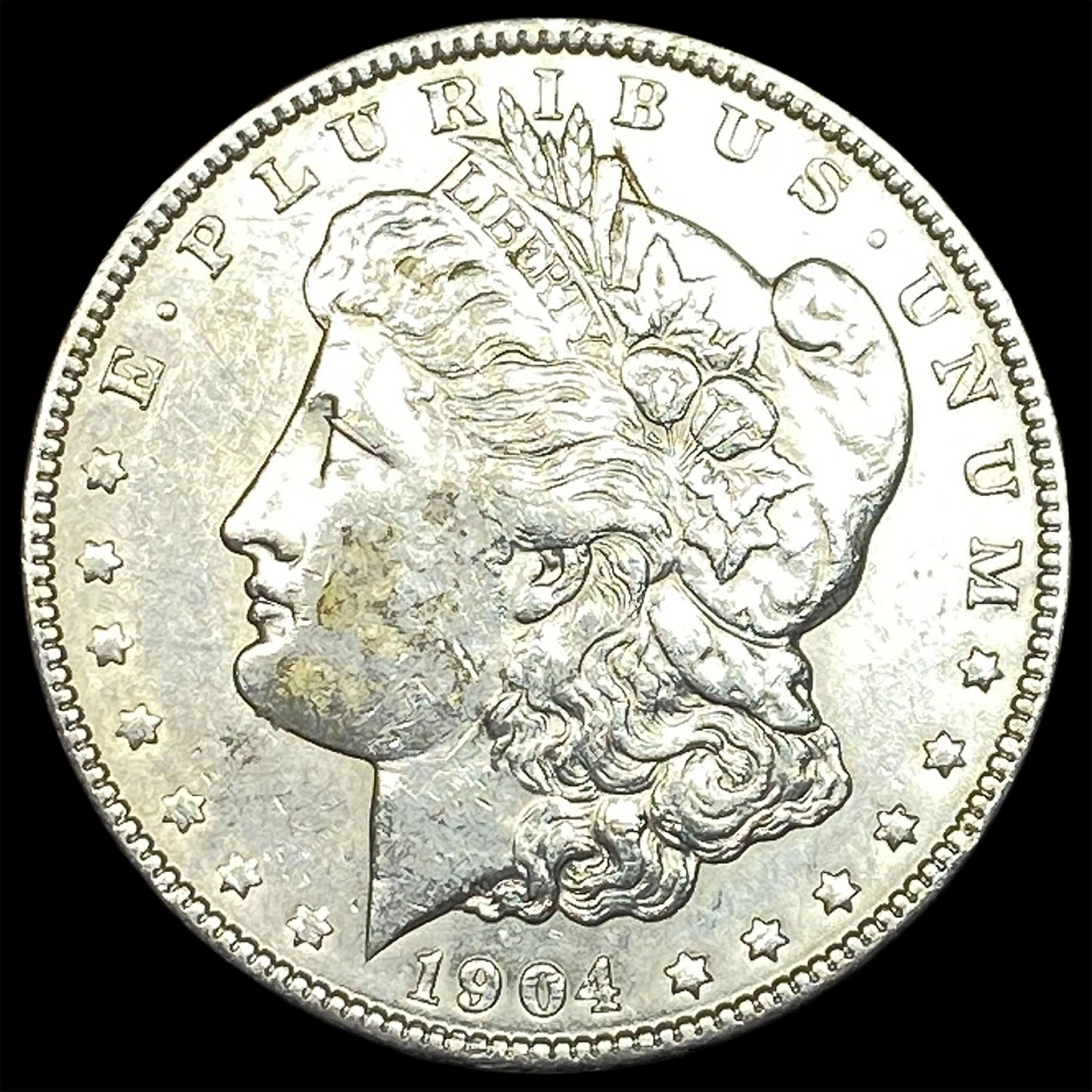 1904 Morgan Silver Dollar CLOSELY UNCIRCULATED: 1904 Morgan Silver Dollar CLOSELY UNCIRCULATED