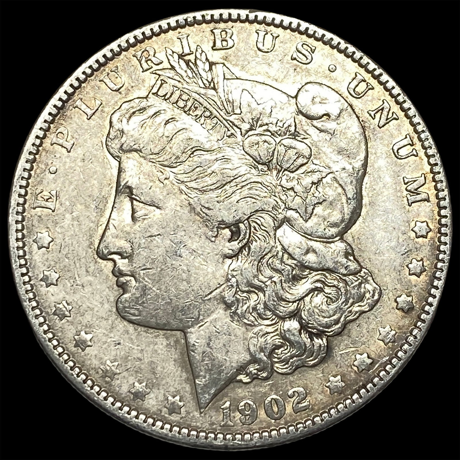 1902 Silver Morgan Dollar NEARLY UNCIRCULATED: 1902 Silver Morgan Dollar NEARLY UNCIRCULATED