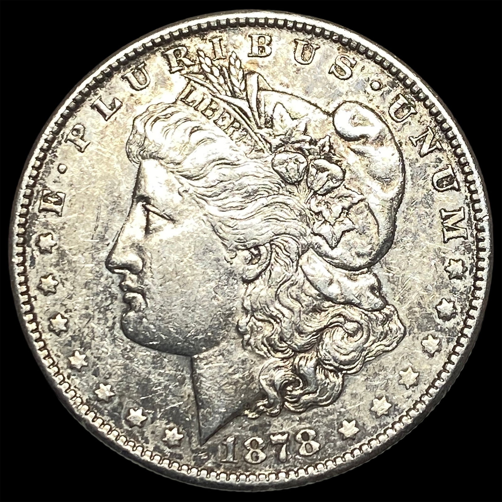1878-S Silver Morgan Dollar CLOSELY UNCIRCULATED (1 of 2)