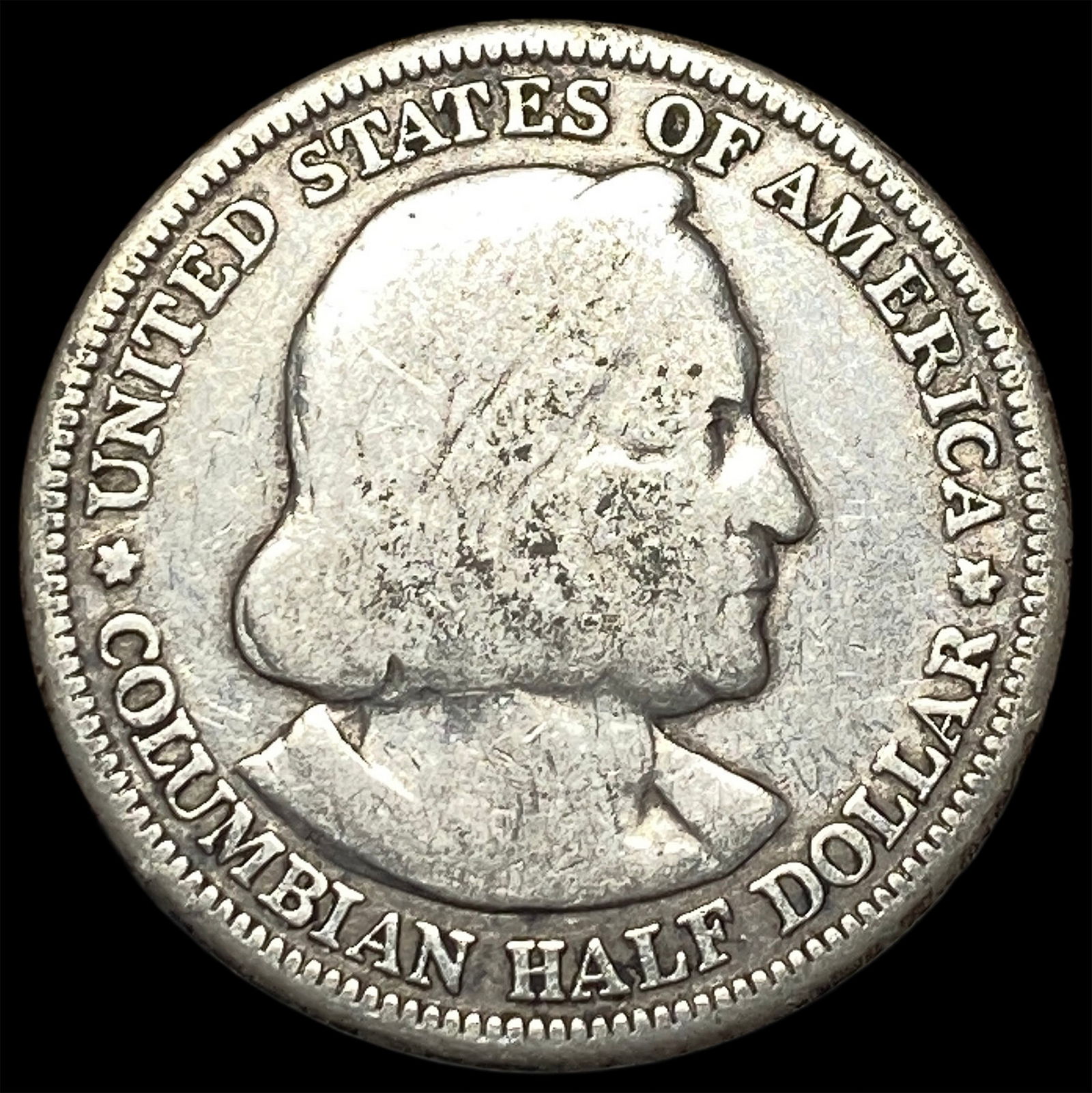 1893 Silver Columbian Half Dollar HIGH GRADE (1 of 2)