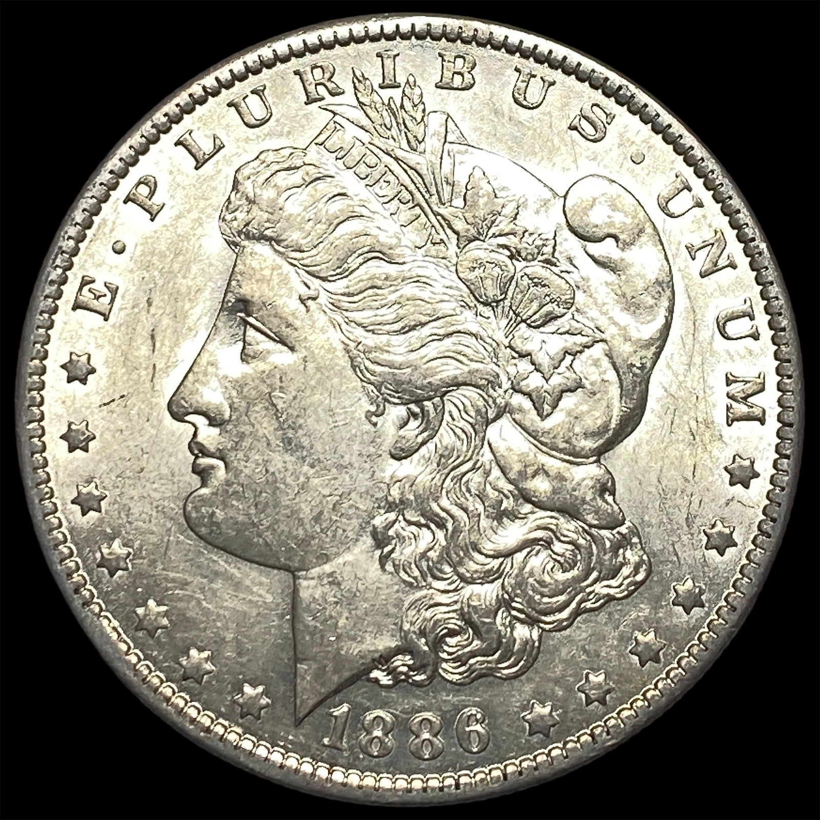 1886-O Silver Morgan Dollar CHOICE AU (1 of 2)