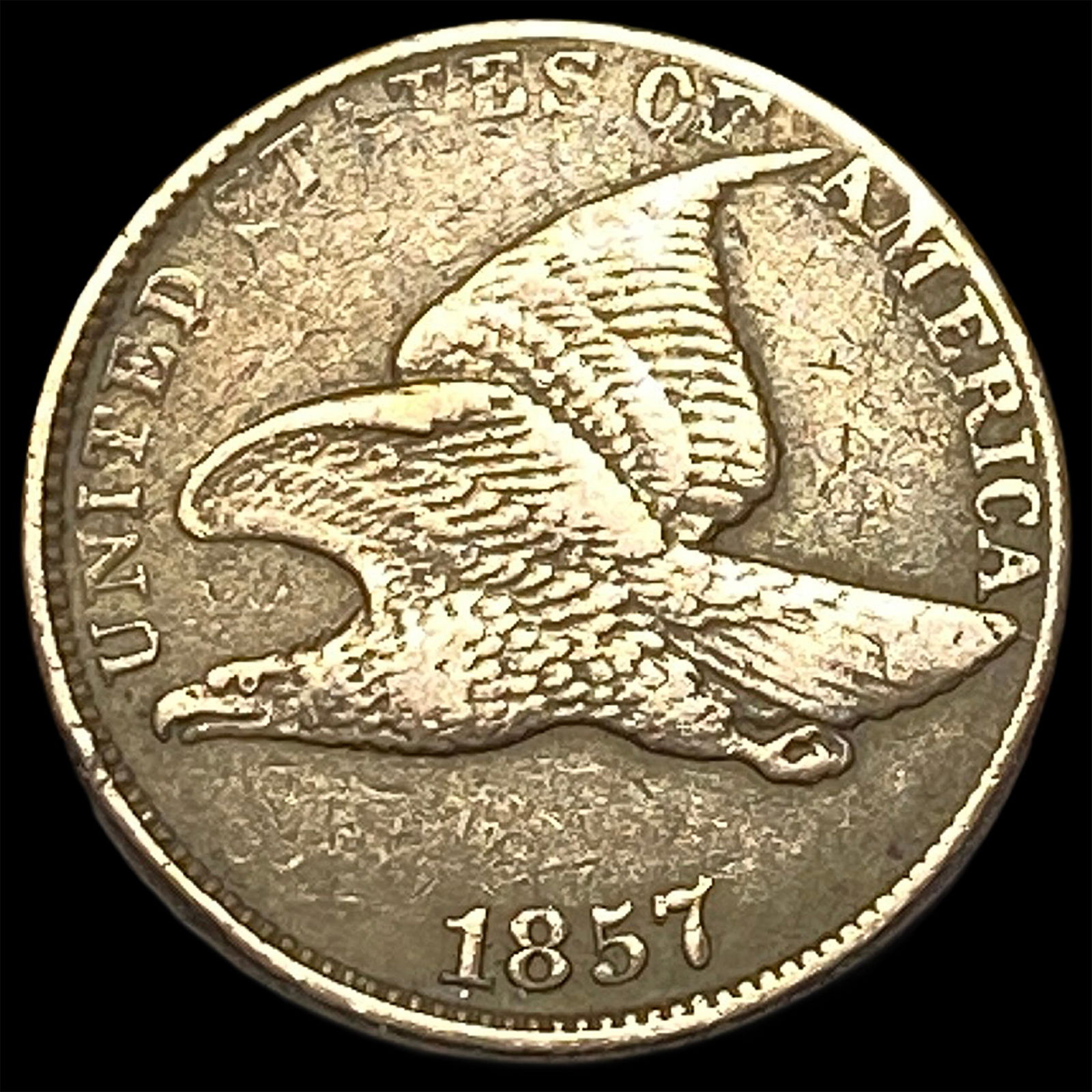 1857 Copper-Nickel Flying Eagle Cent HIGH GRADE: 1857 Copper-Nickel Flying Eagle Cent HIGH GRADE
