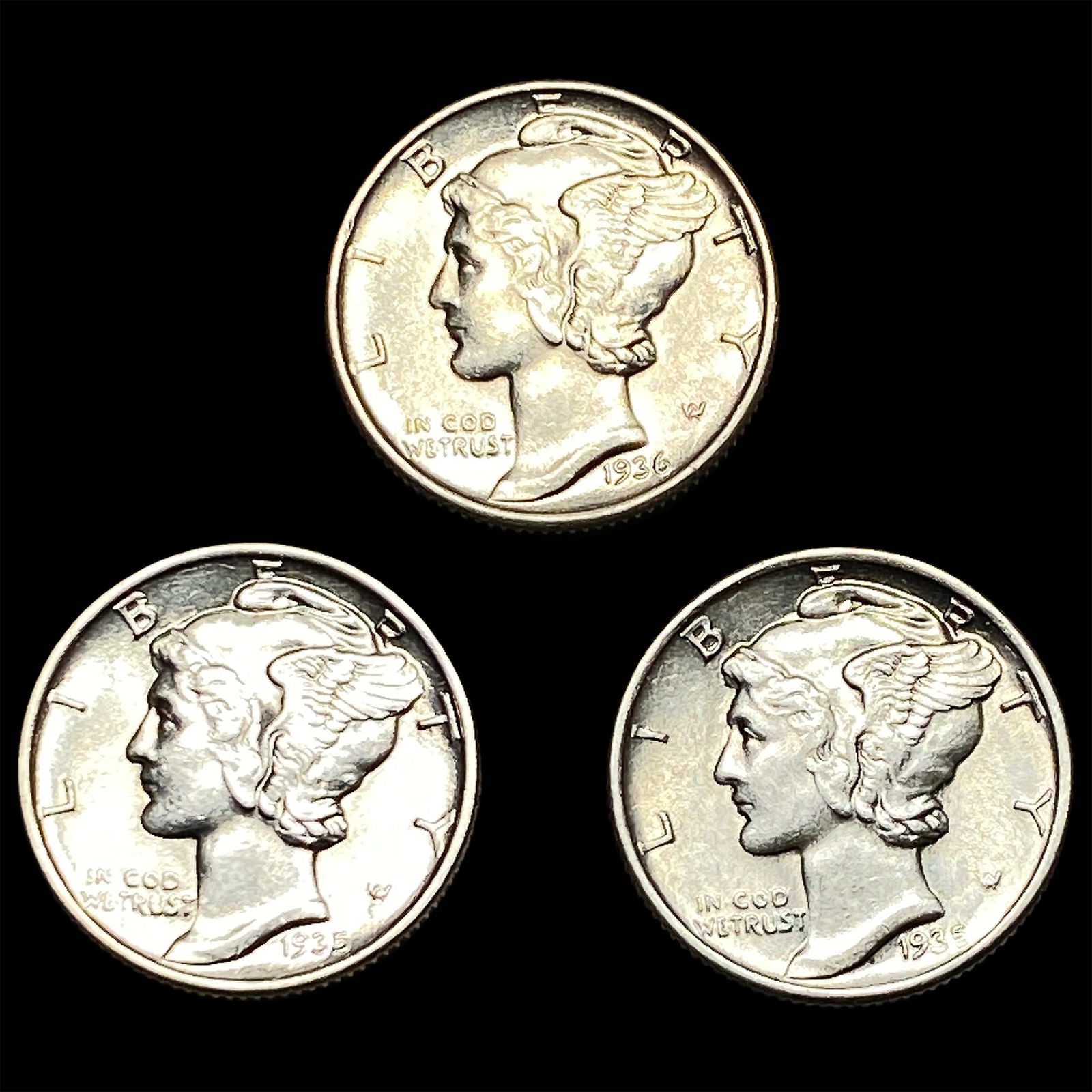 1936 Mercury Dime 90% Silver UNCIRCULATED (1 of 2)