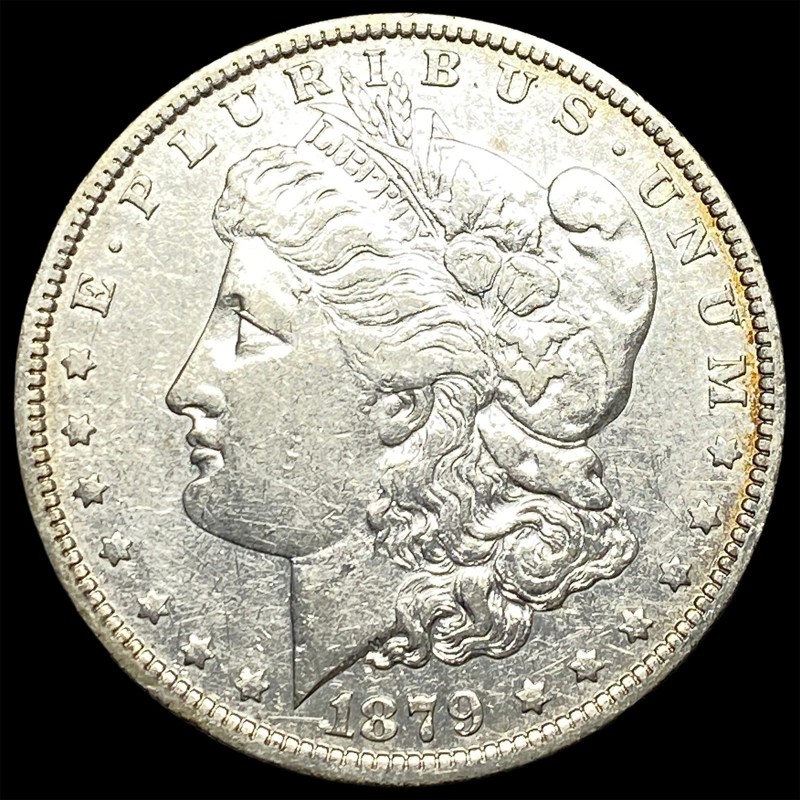 1879-S Silver Morgan Dollar CLOSELY UNCIRCULATED (1 of 2)