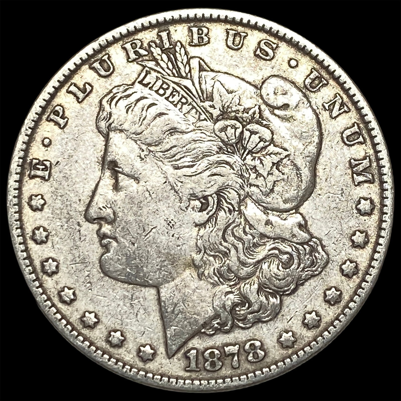 1878-S Silver Morgan Dollar ABOUT UNCIRCULATED (1 of 2)