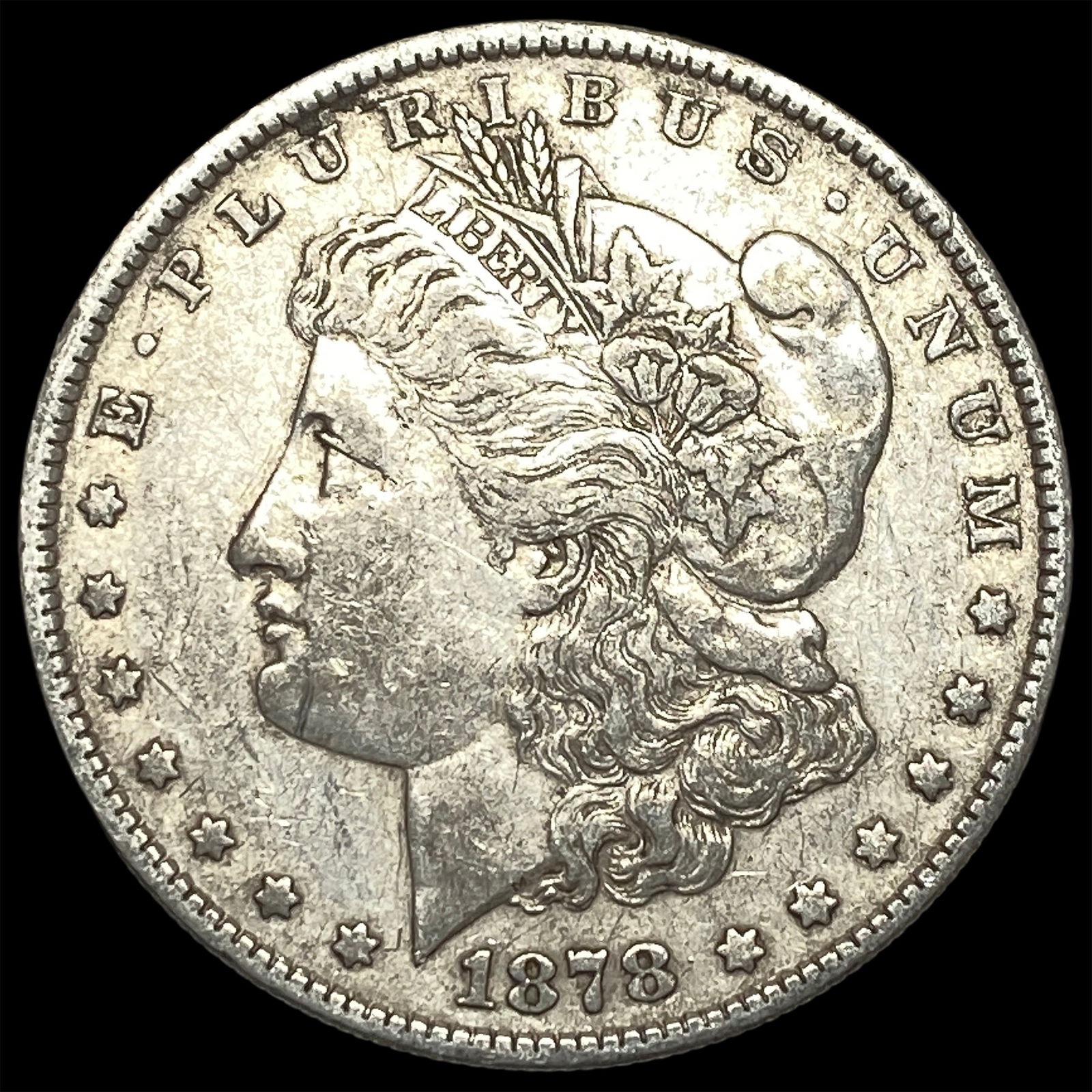 1878 Silver Morgan Dollar NICELY CIRCULATED: 1878 Silver Morgan Dollar NICELY CIRCULATED