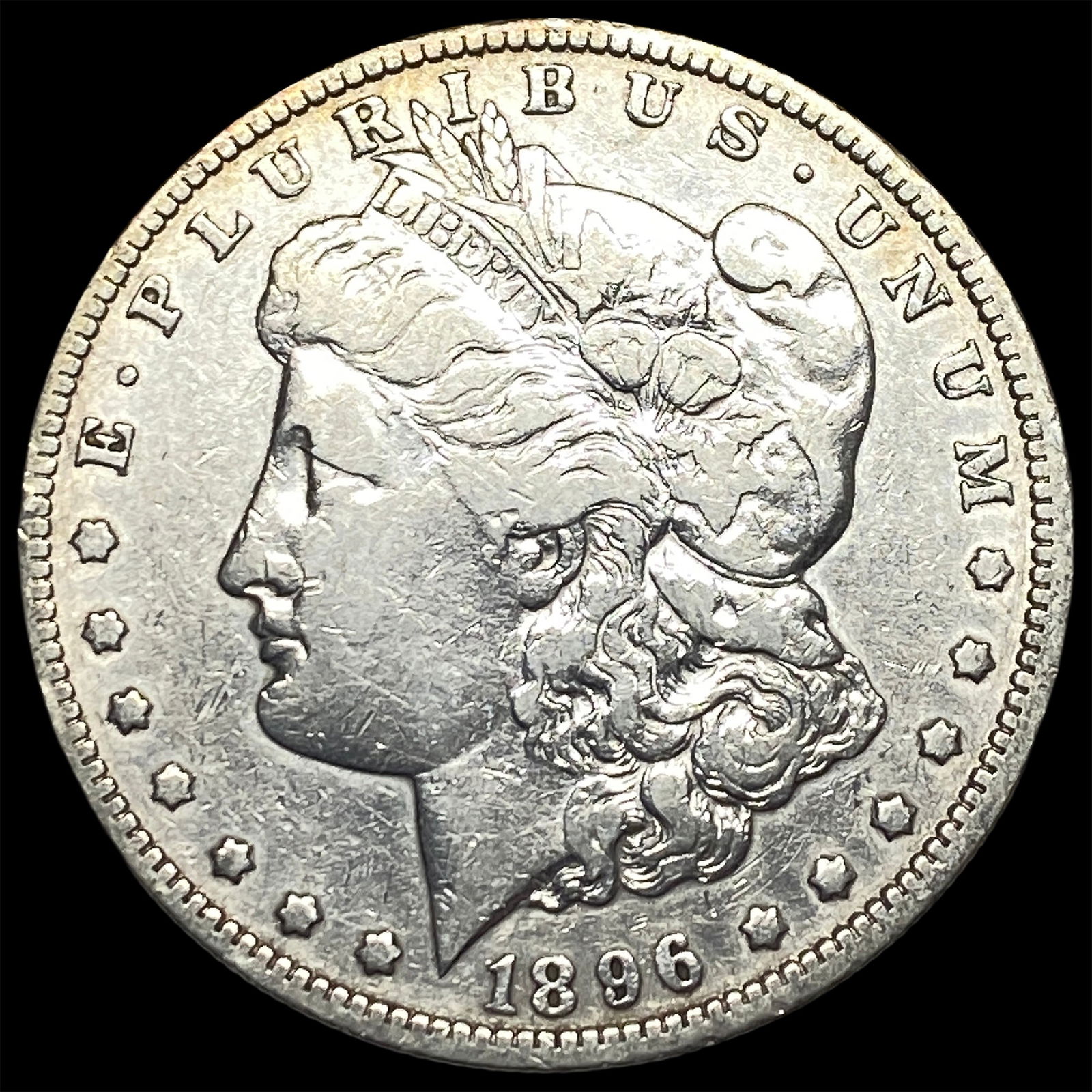 1896-O Silver Morgan Dollar NEARLY UNCIRCULATED: 1896-O Silver Morgan Dollar NEARLY UNCIRCULATED