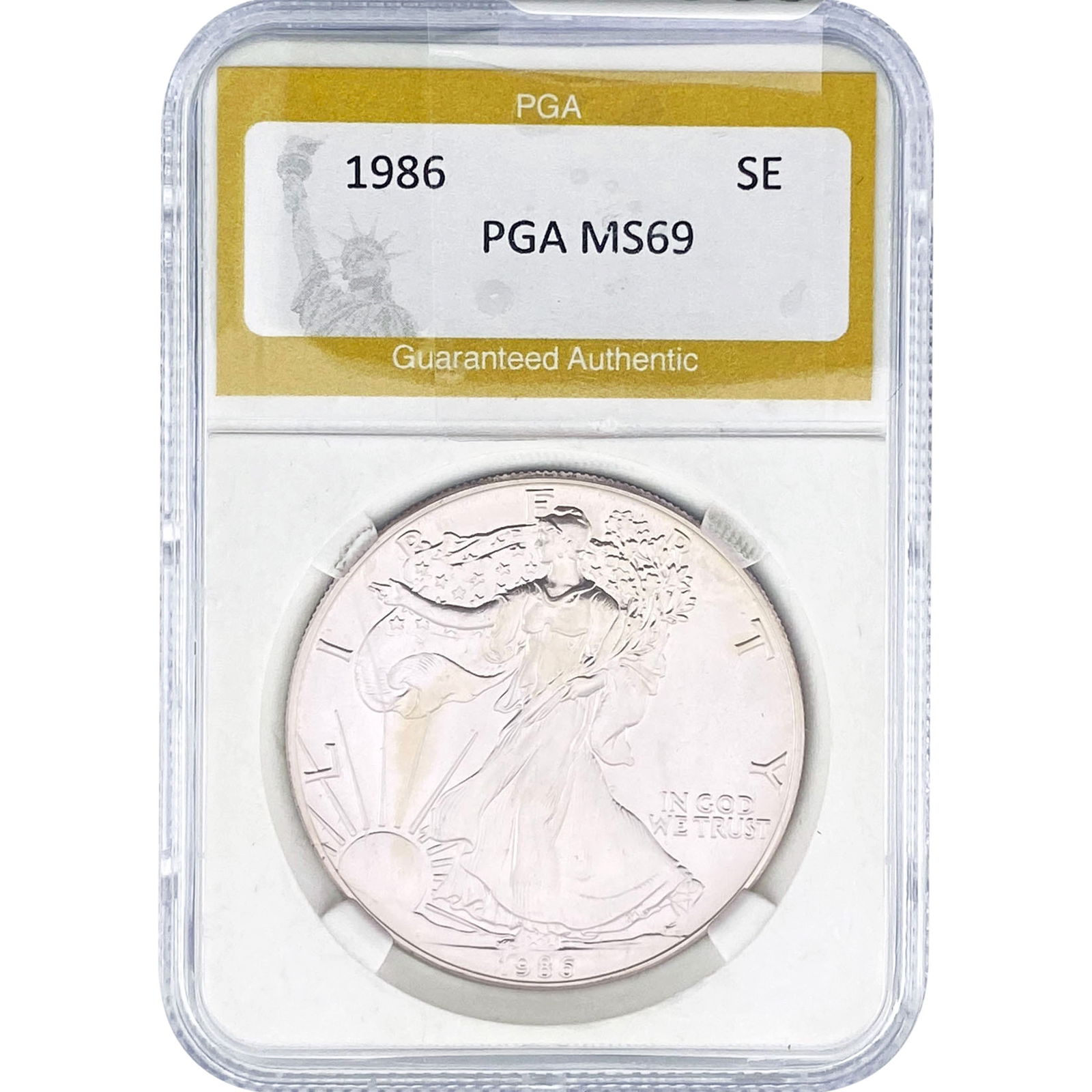 1986 Silver Eagle PGA MS69: 1986 Silver Eagle PGA MS69