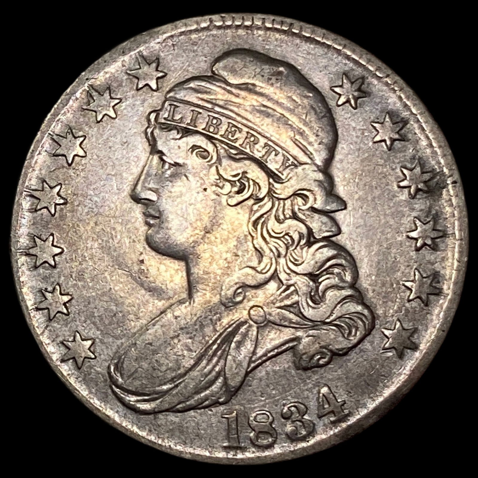 1834 Capped Bust Half Dollar CLOSELY UNCIRCULATED (1 of 2)