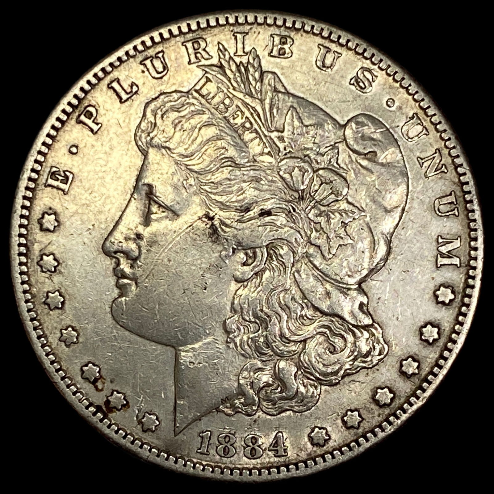 1884-S Silver Morgan Dollar CLOSELY UNCIRCULATED: 1884-S Silver Morgan Dollar CLOSELY UNCIRCULATED