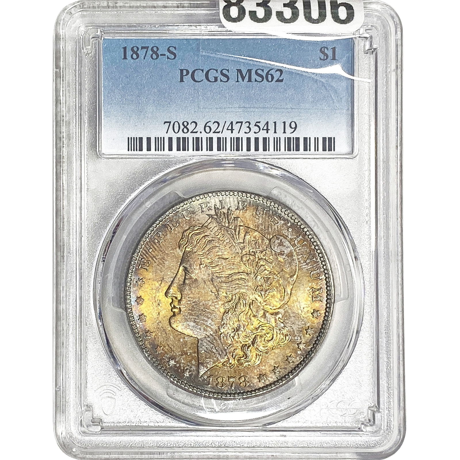 1878-S Morgan Silver Dollar PCGS MS62 (1 of 2)