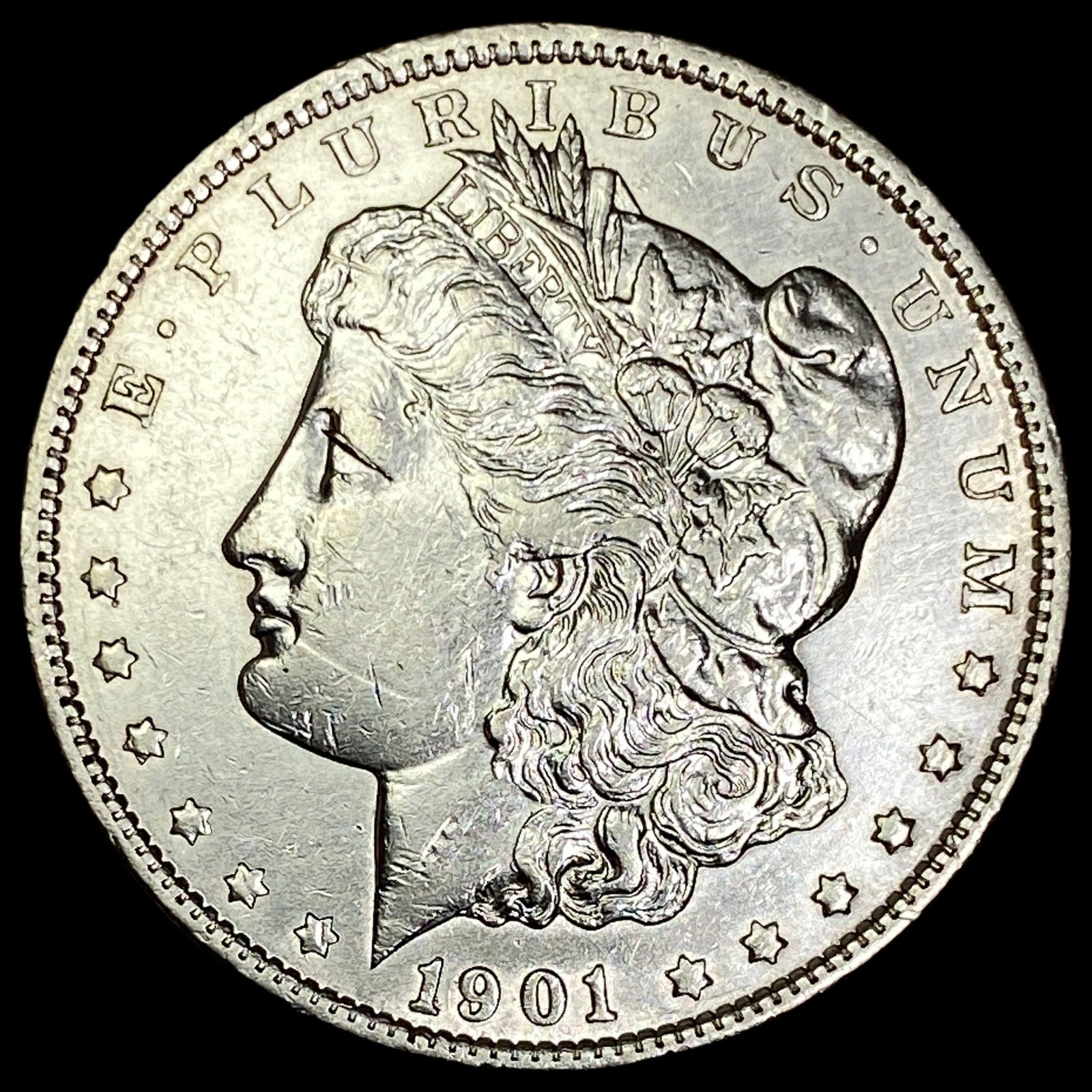 1901 Morgan Silver Dollar CHOICE AU (1 of 2)