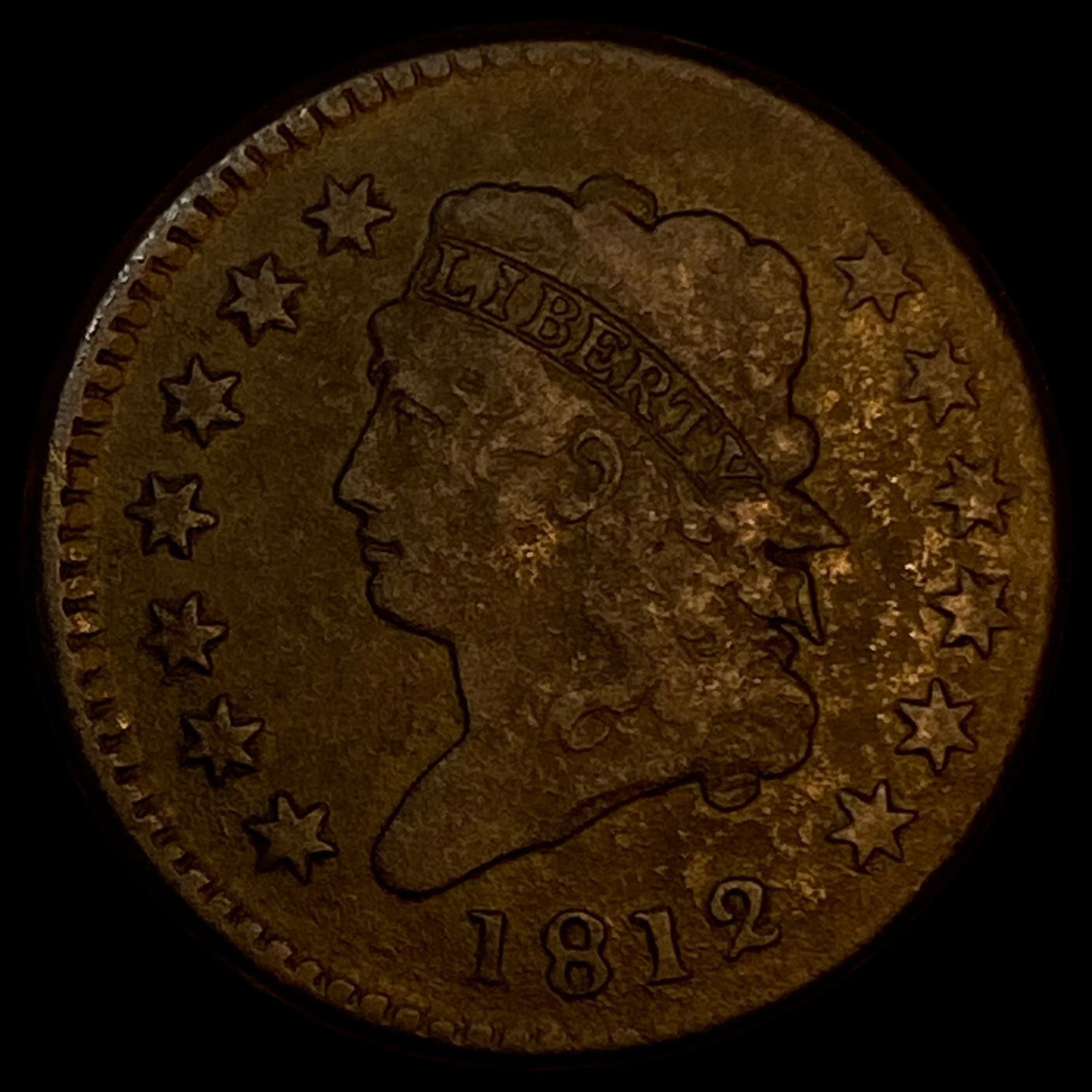 1812 Classic Head Large Cent LIGHTLY CIRCULATED (1 of 2)