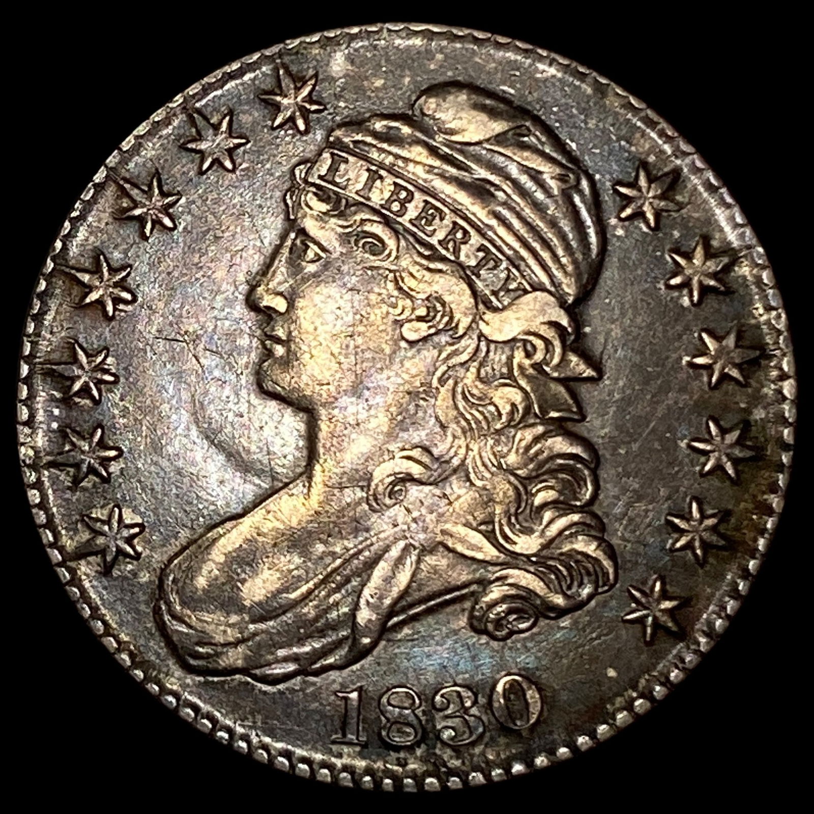 1830 Capped Bust Half Dollar CHOICE AU (1 of 2)