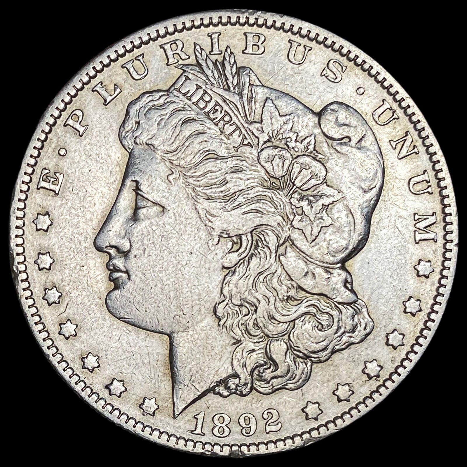1892-O Silver Morgan Dollar CLOSELY UNCIRCULATED (1 of 2)