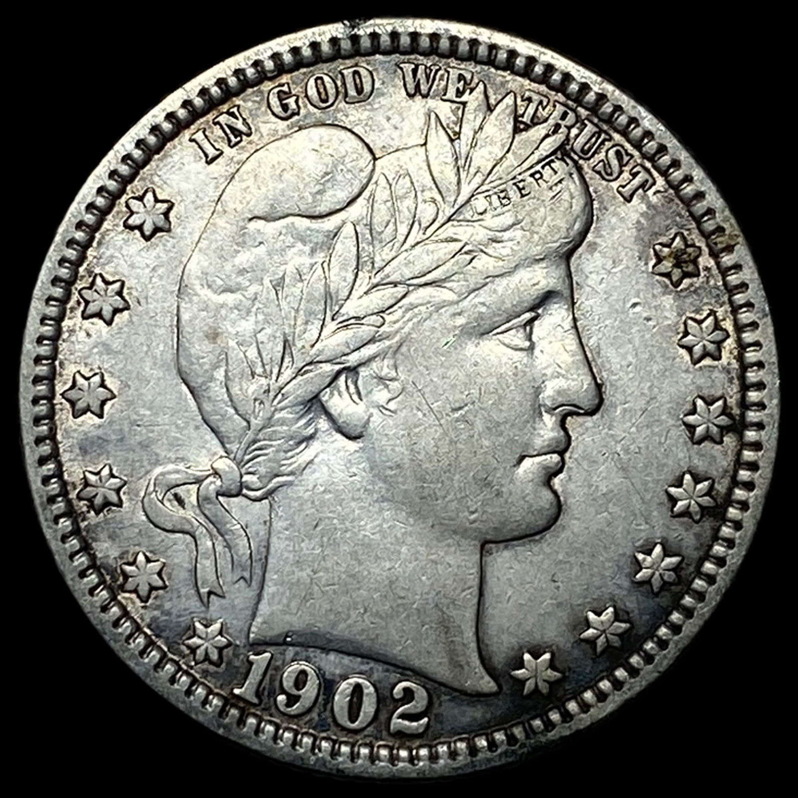 1902-O Barber Silver Quarter CHOICE AU (1 of 2)