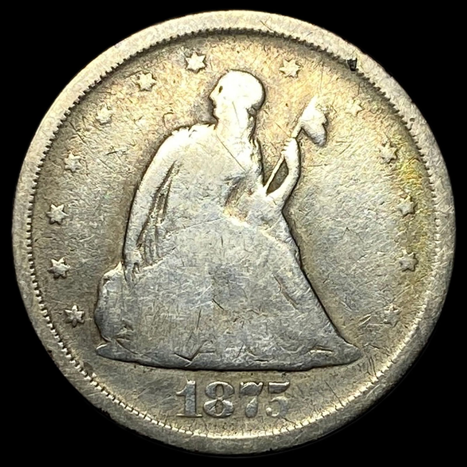 1875-S Silver Twenty Cents NICELY CIRCULATED (1 of 2)