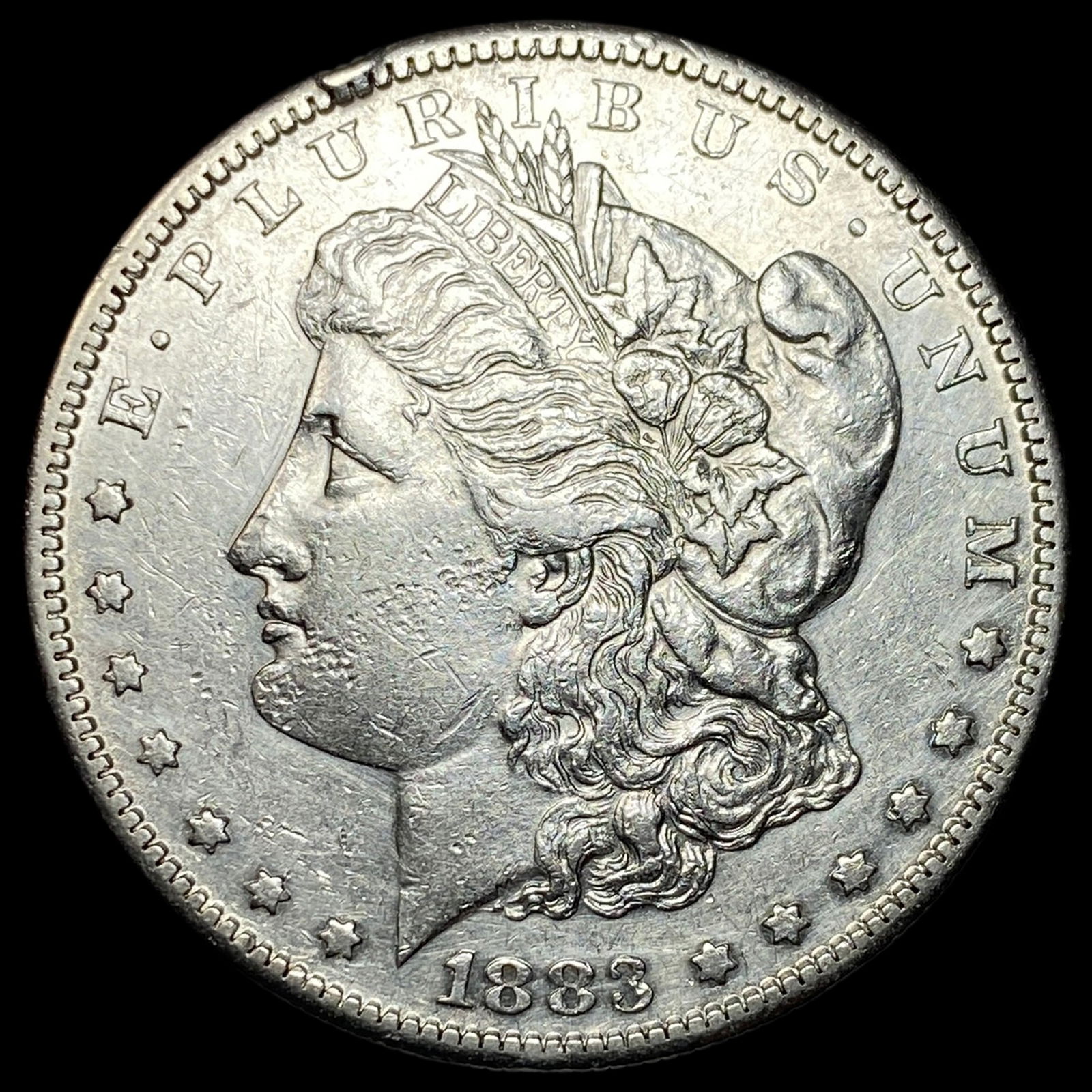 1883-S Silver Morgan Dollar CLOSELY UNCIRCULATED (1 of 2)