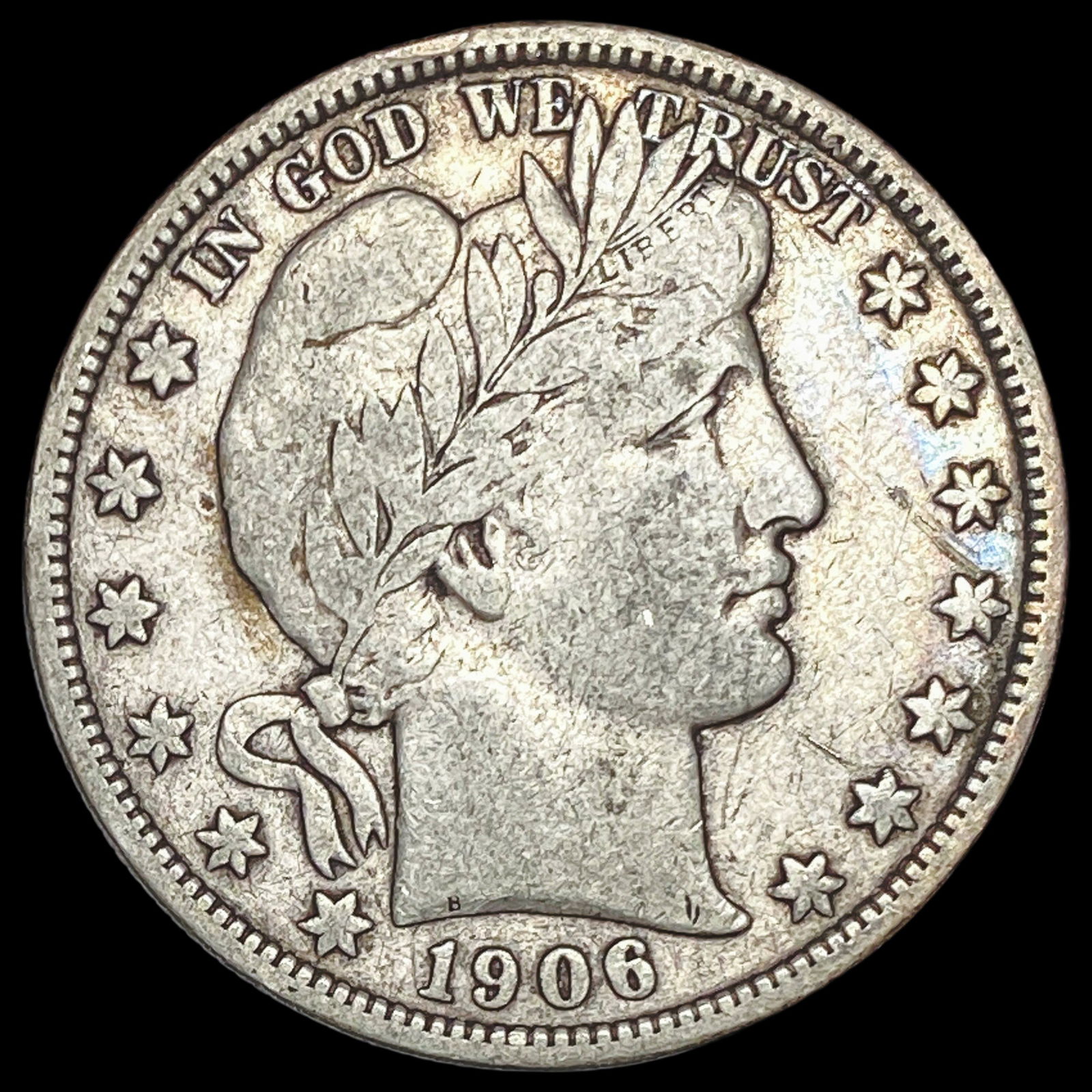 1906-D Silver Barber Half Dollar LIGHTLY CIRCULATED (1 of 2)