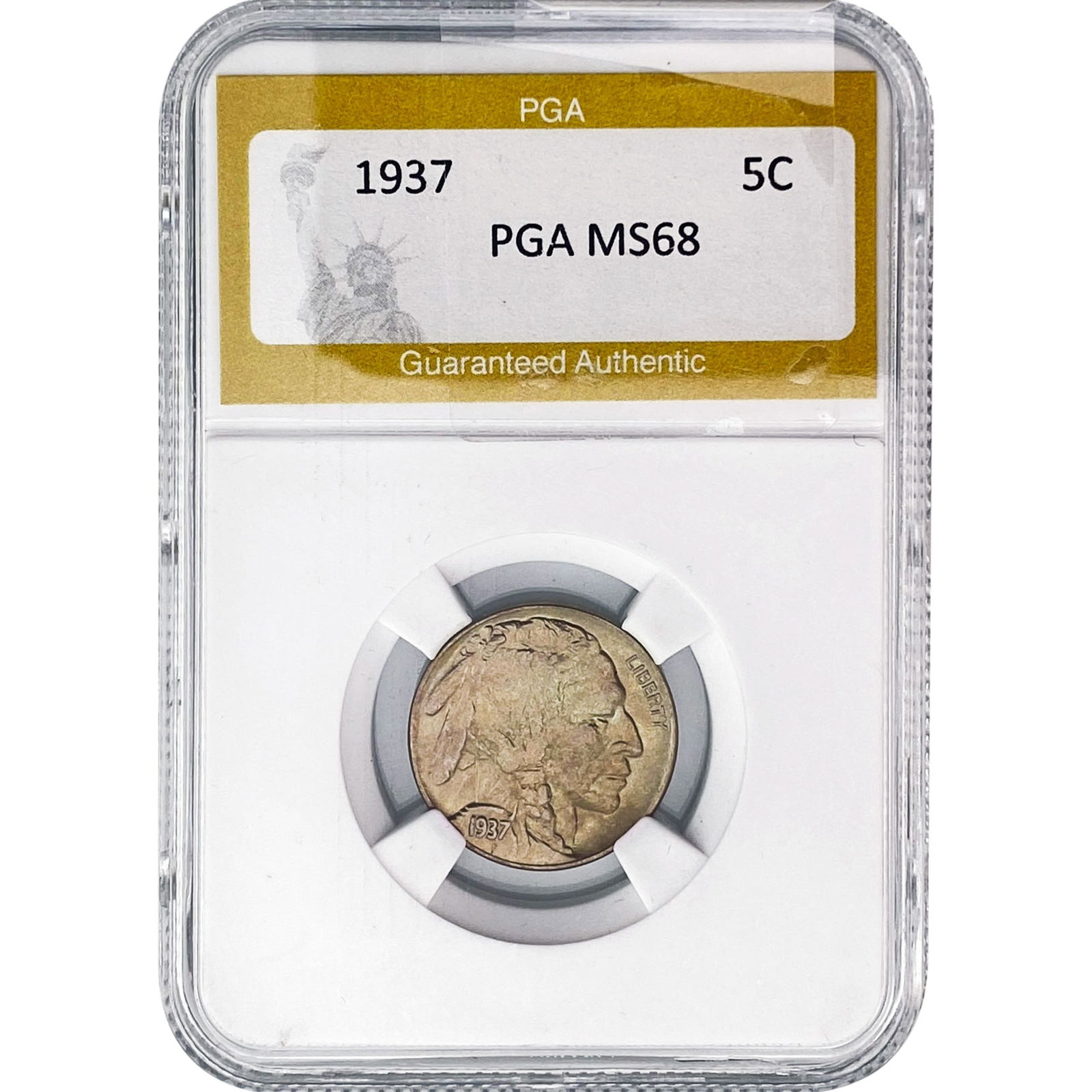 1937 Buffalo Nickel PGA MS68 (1 of 2)