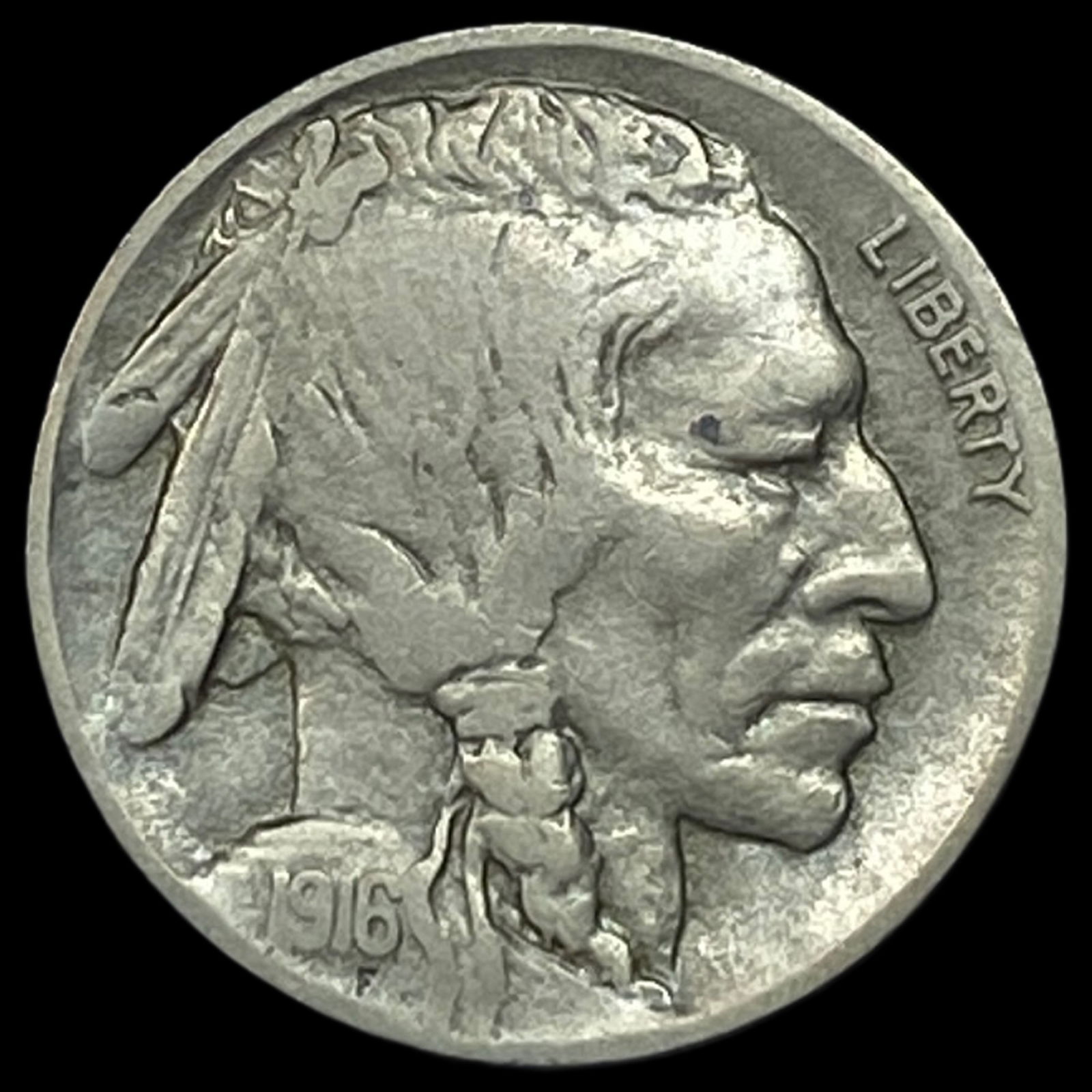 1916-D Buffalo Nickel NICELY CIRCULATED (1 of 2)