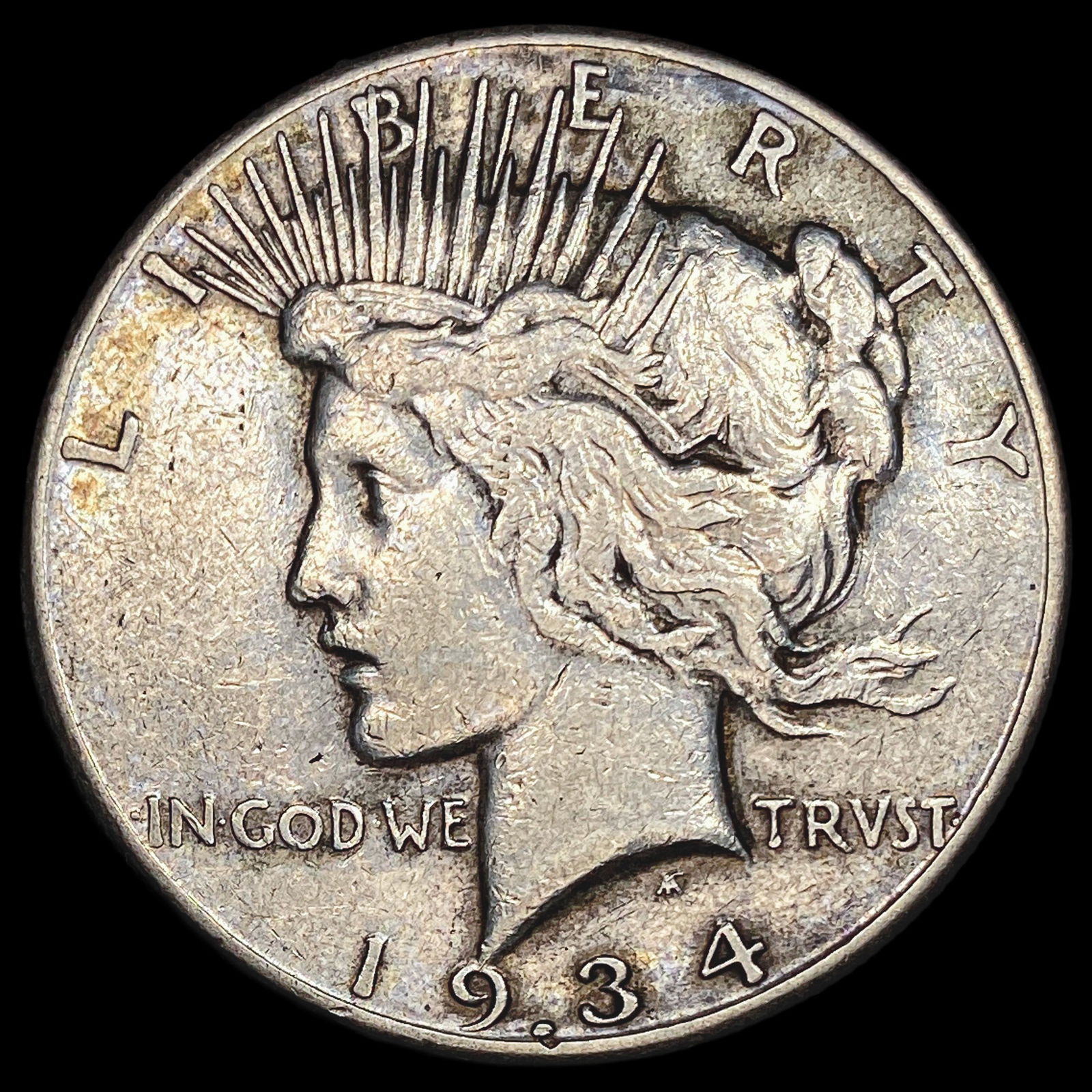 1934-S Peace Silver Dollar CLOSELY UNCIRCULATED (1 of 2)