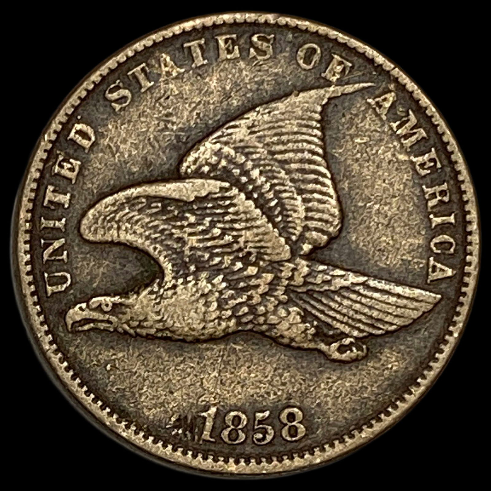 1858 Flying Eagle Cent LIGHTLY CIRCULATED (1 of 2)