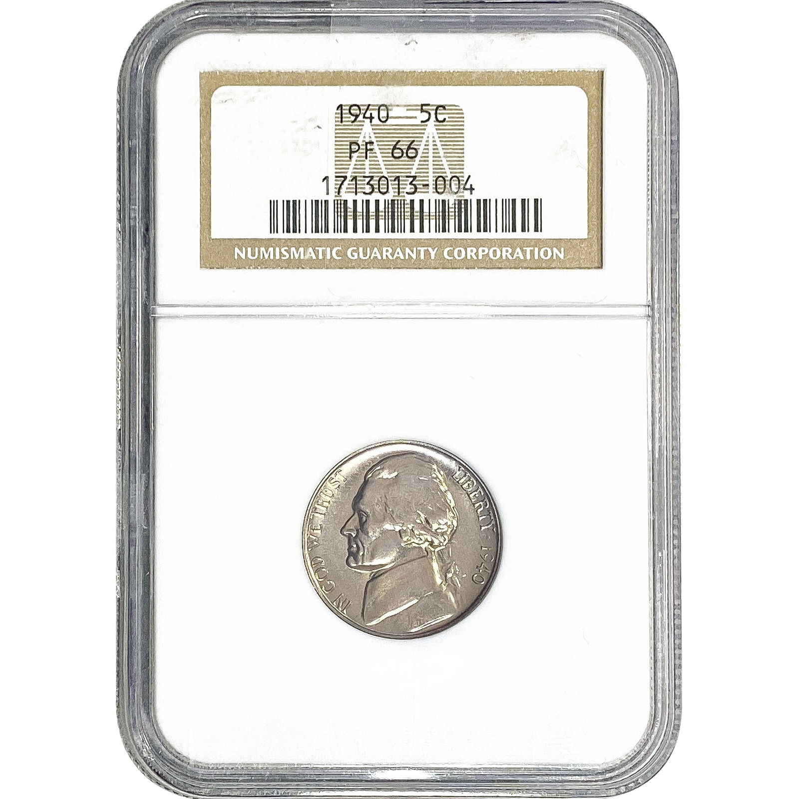 1940 Jefferson Nickel NGC PF66 (1 of 2)