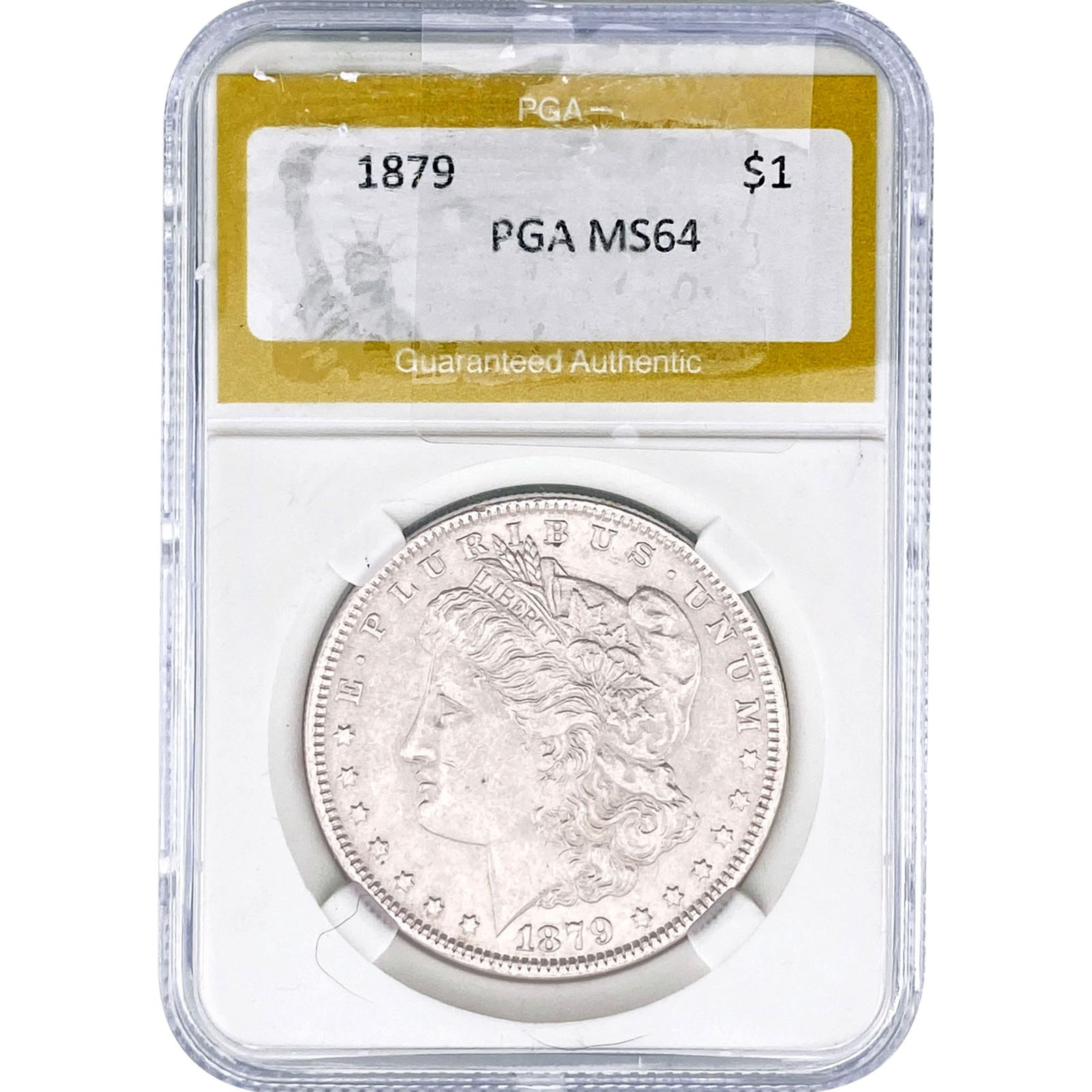1879 Morgan Silver Dollar PGA MS64: 1879 Morgan Silver Dollar PGA MS64