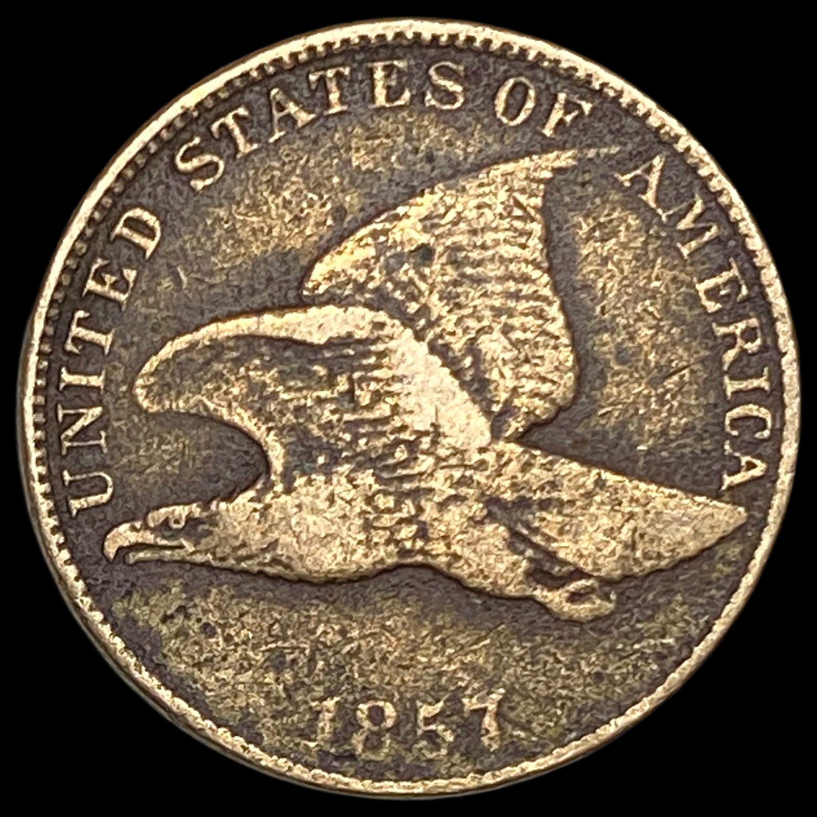 1857 Flying Eagle Cent LIGHTLY CIRCULATED (1 of 2)