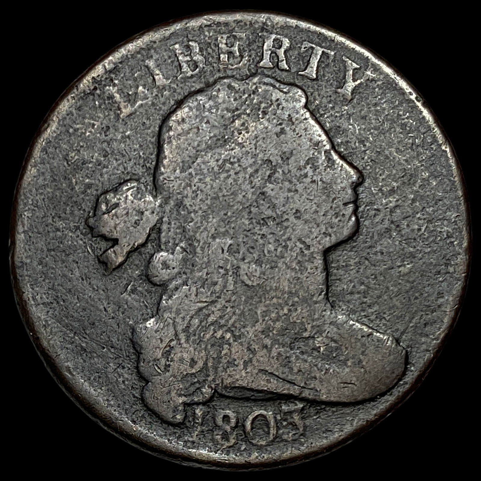 1803 Draped Bust Large Cent NICELY CIRCULATED (1 of 2)