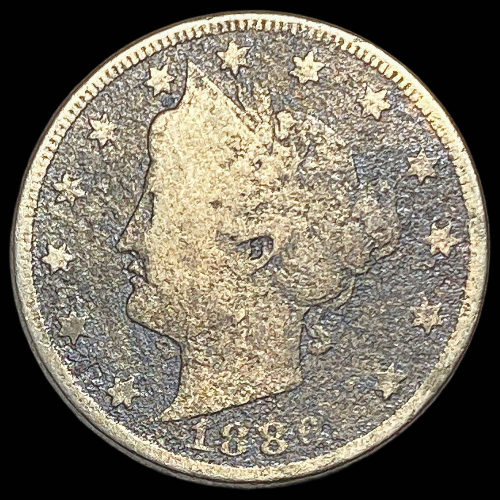 1886 Liberty Head Nickel NICELY CIRCULATED: 1886 Liberty Head Nickel NICELY CIRCULATED