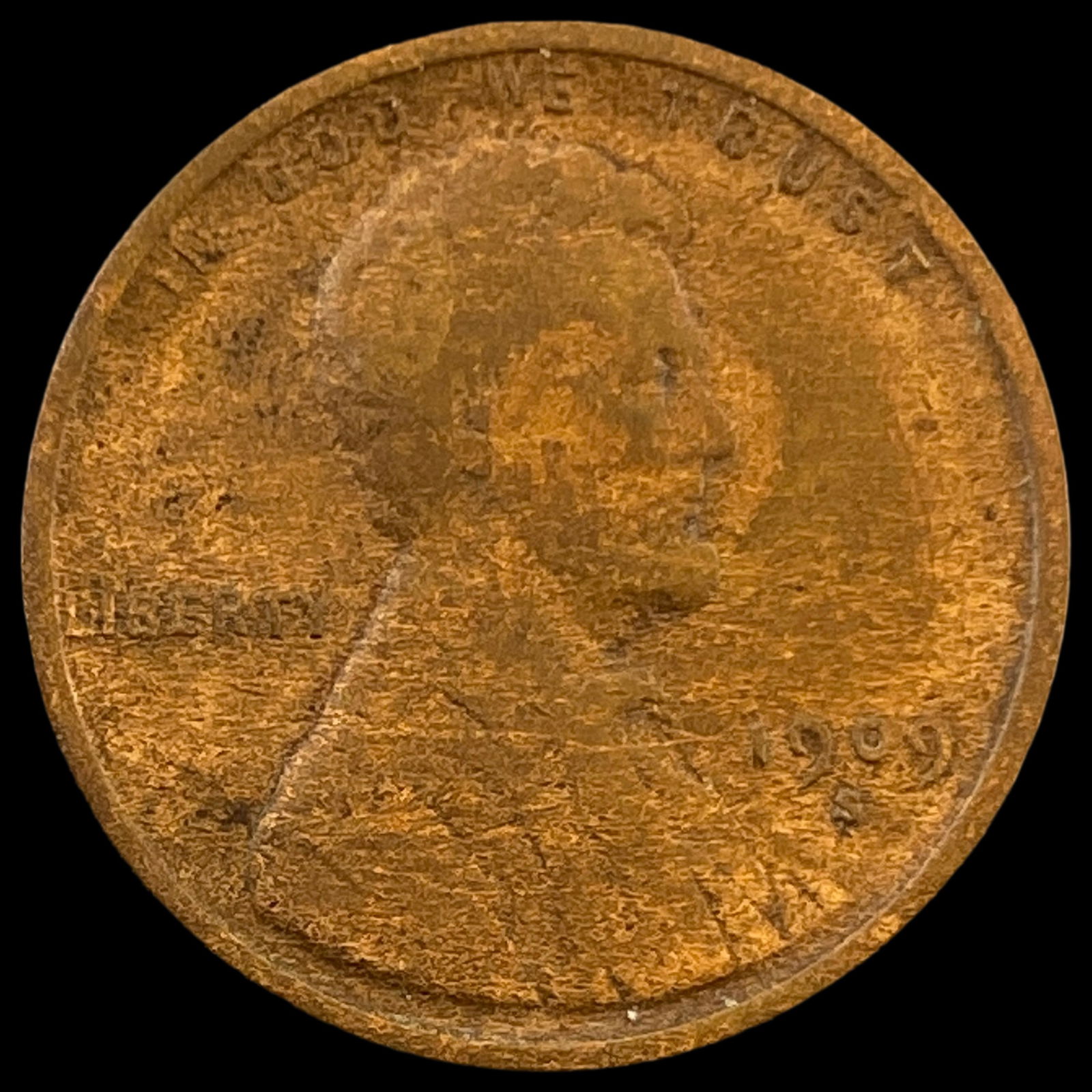 1909-S Lincoln Wheat Cent NEARLY UNCIRCULATED: 1909-S Lincoln Wheat Cent NEARLY UNCIRCULATED