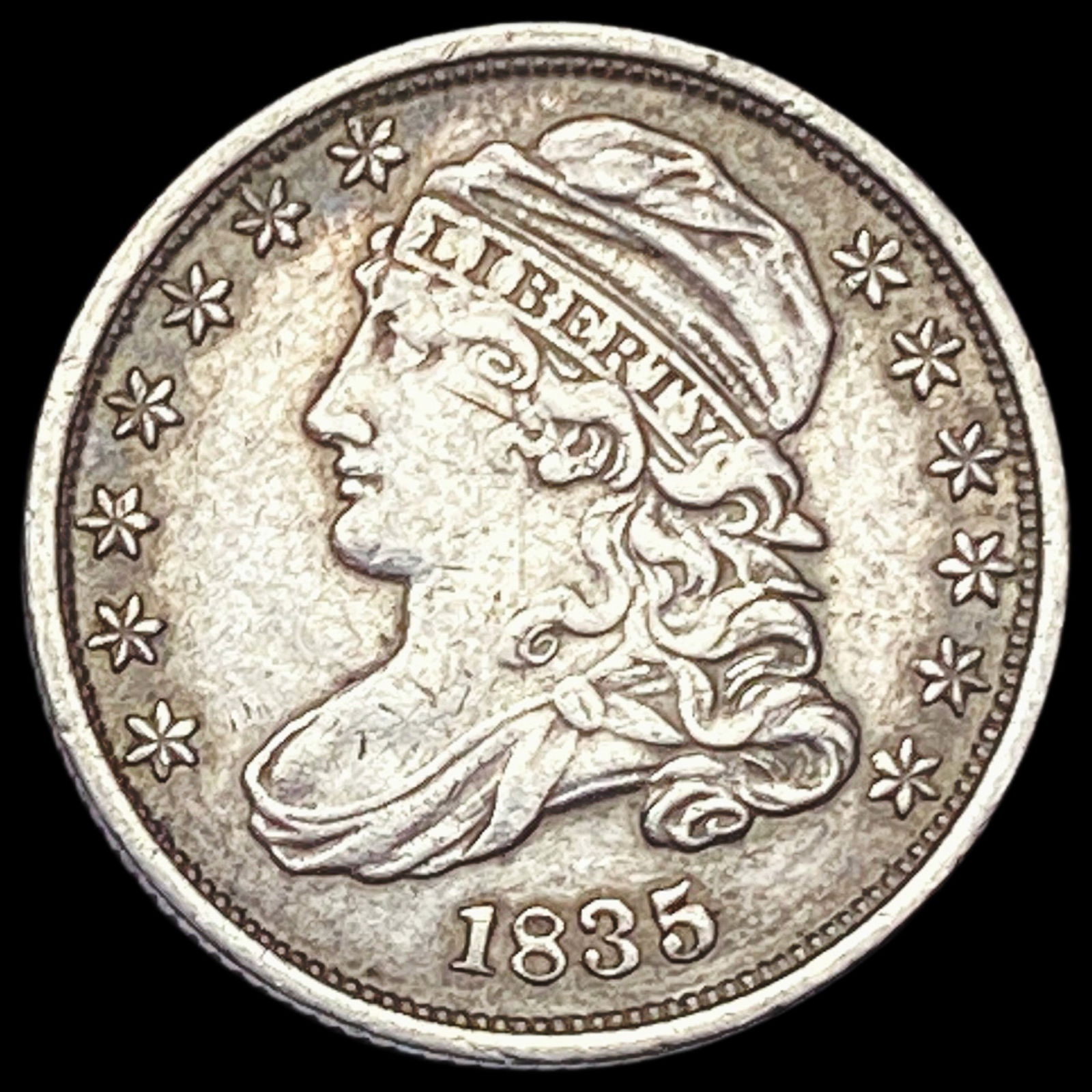 1835 Silver Capped Bust Dime CLOSELY UNCIRCULATED (1 of 2)