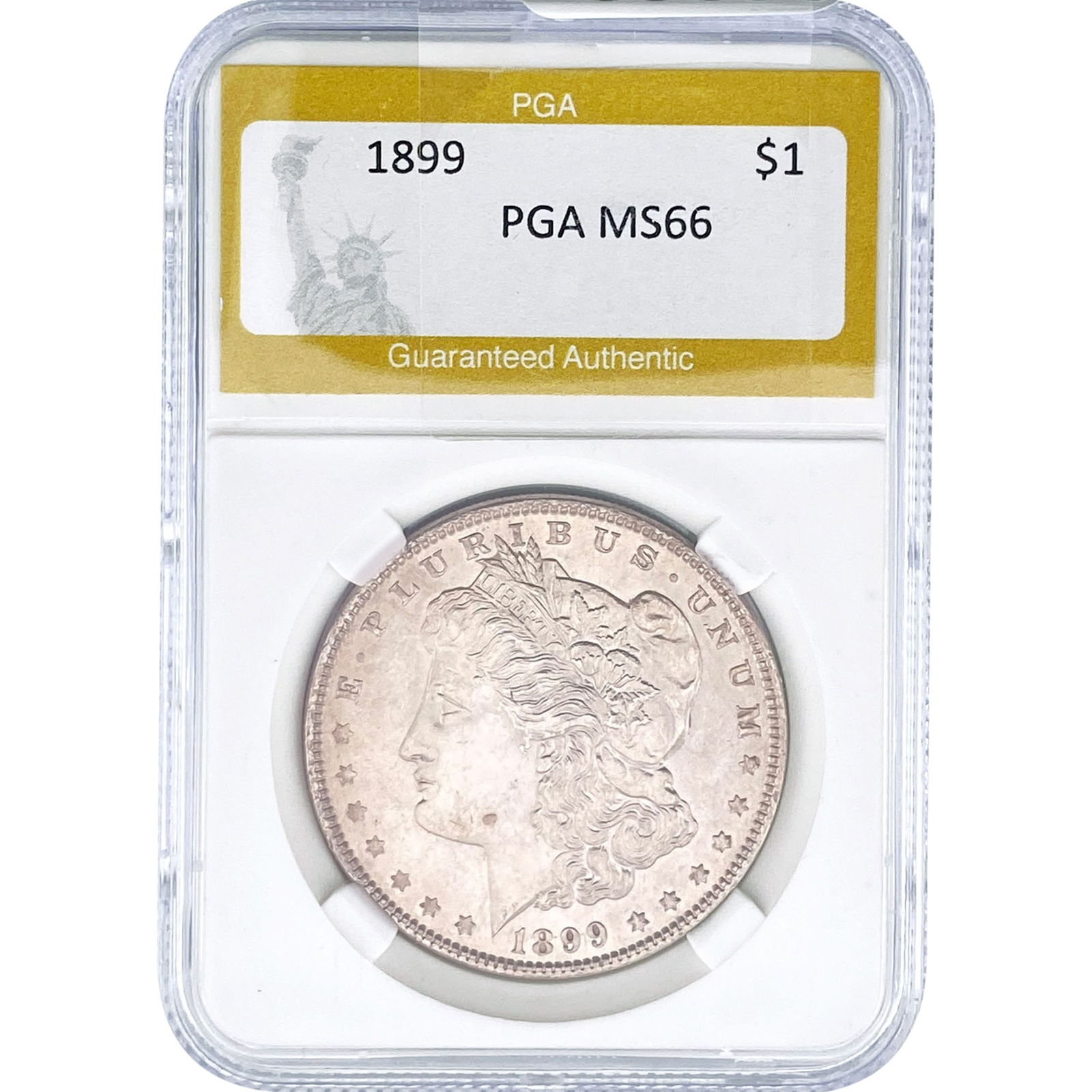 1899 Morgan Silver Dollar PGA MS66: 1899 Morgan Silver Dollar PGA MS66