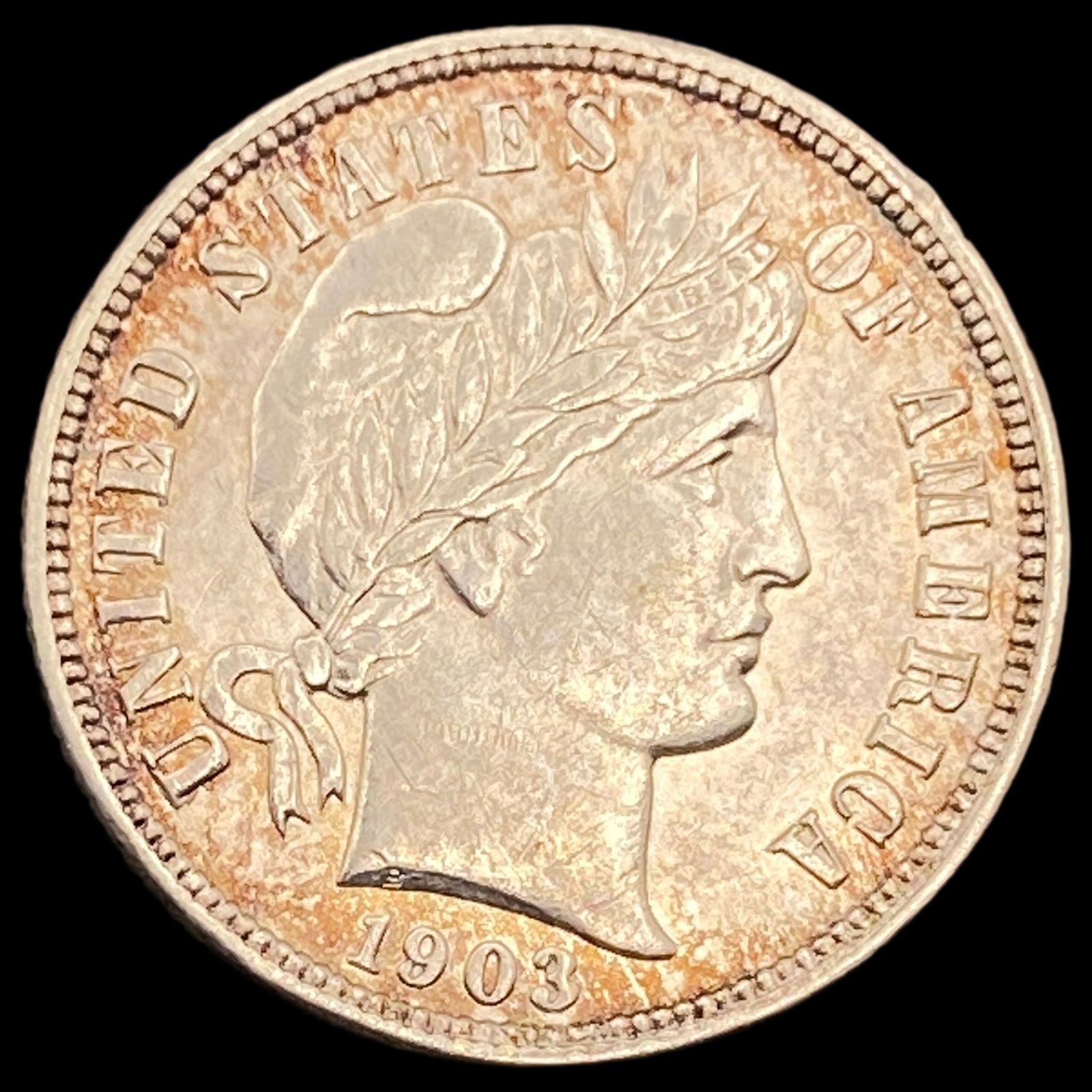 1903-O Silver Barber Dime UNCIRCULATED (1 of 2)