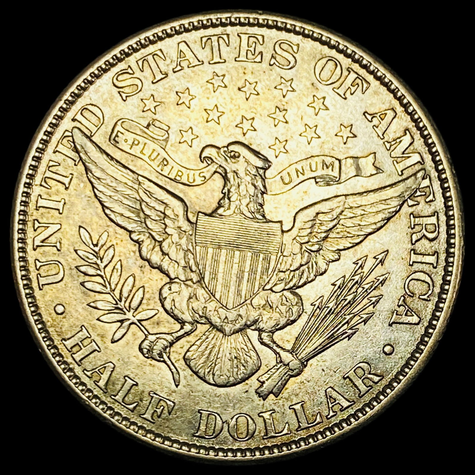 1908 Silver Barber Half Dollar CLOSELY UNCIRCULATED - 2